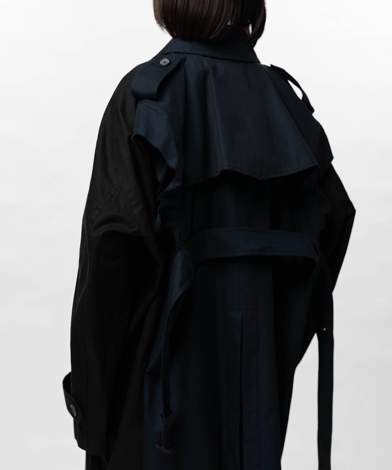 Vest Combined Balmacaan Coat