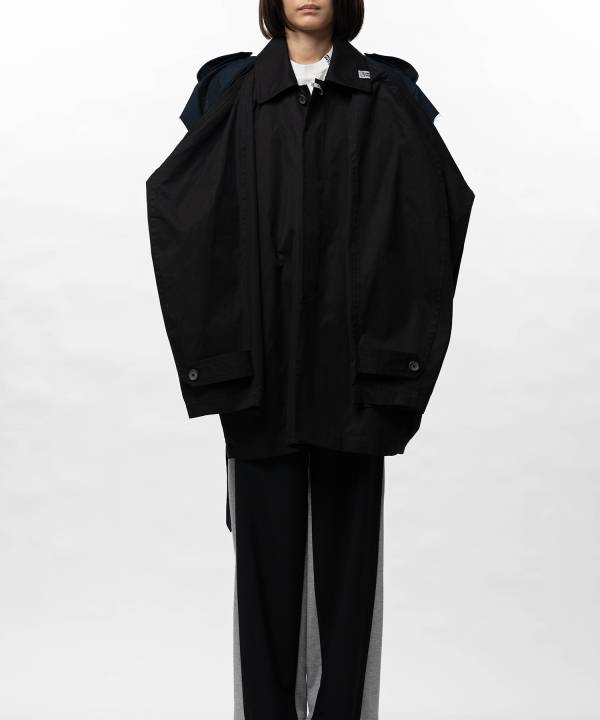 Vest Combined Balmacaan Coat