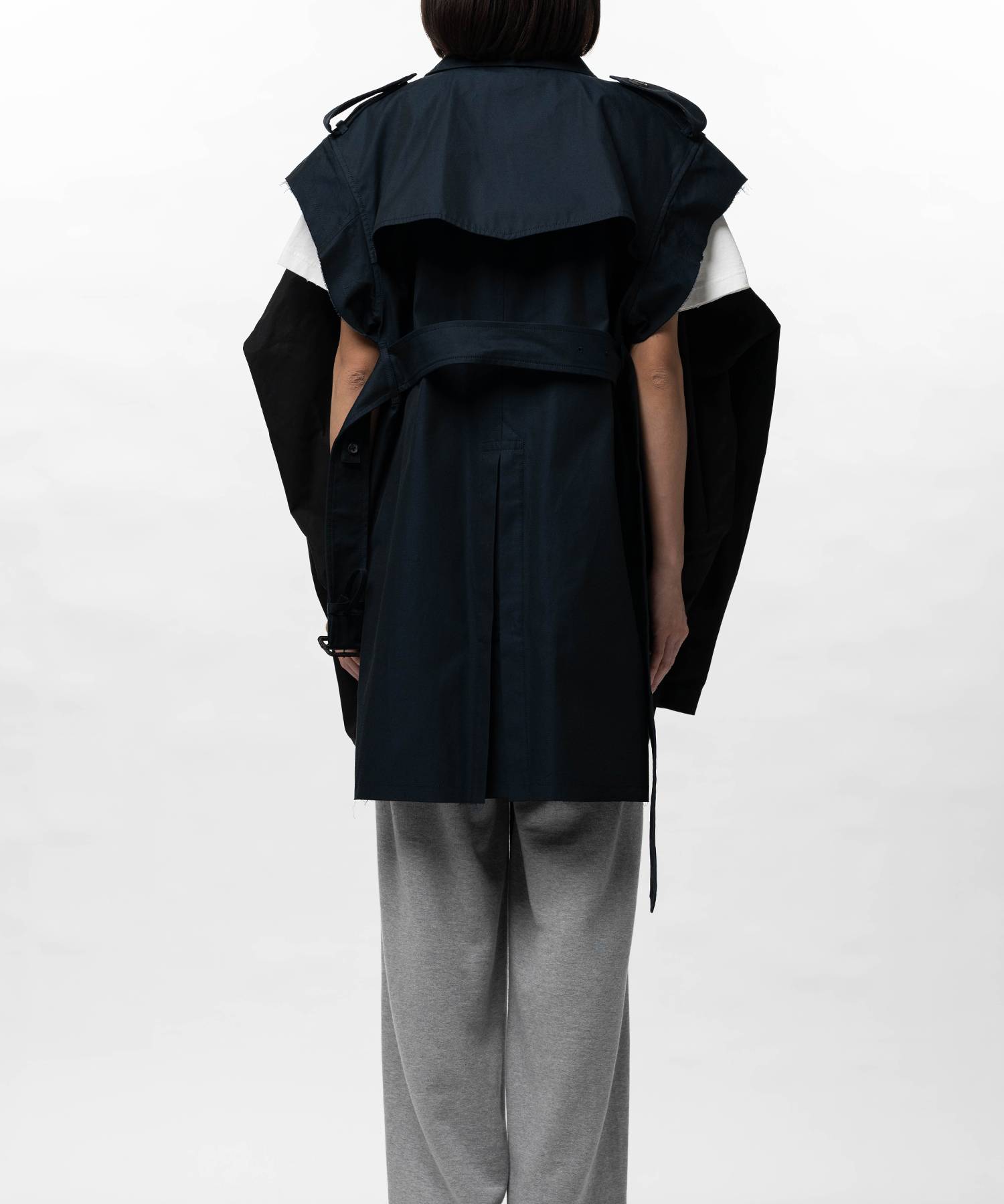 Vest Combined Balmacaan Coat