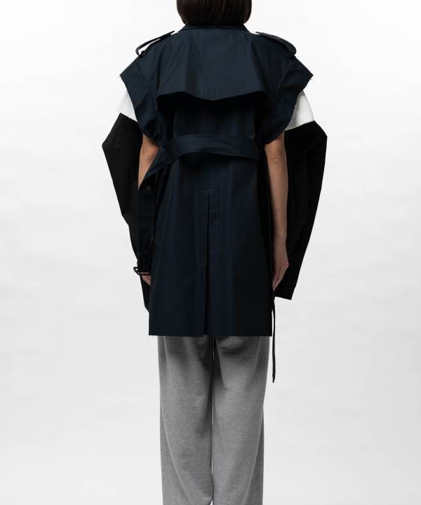 Vest Combined Balmacaan Coat