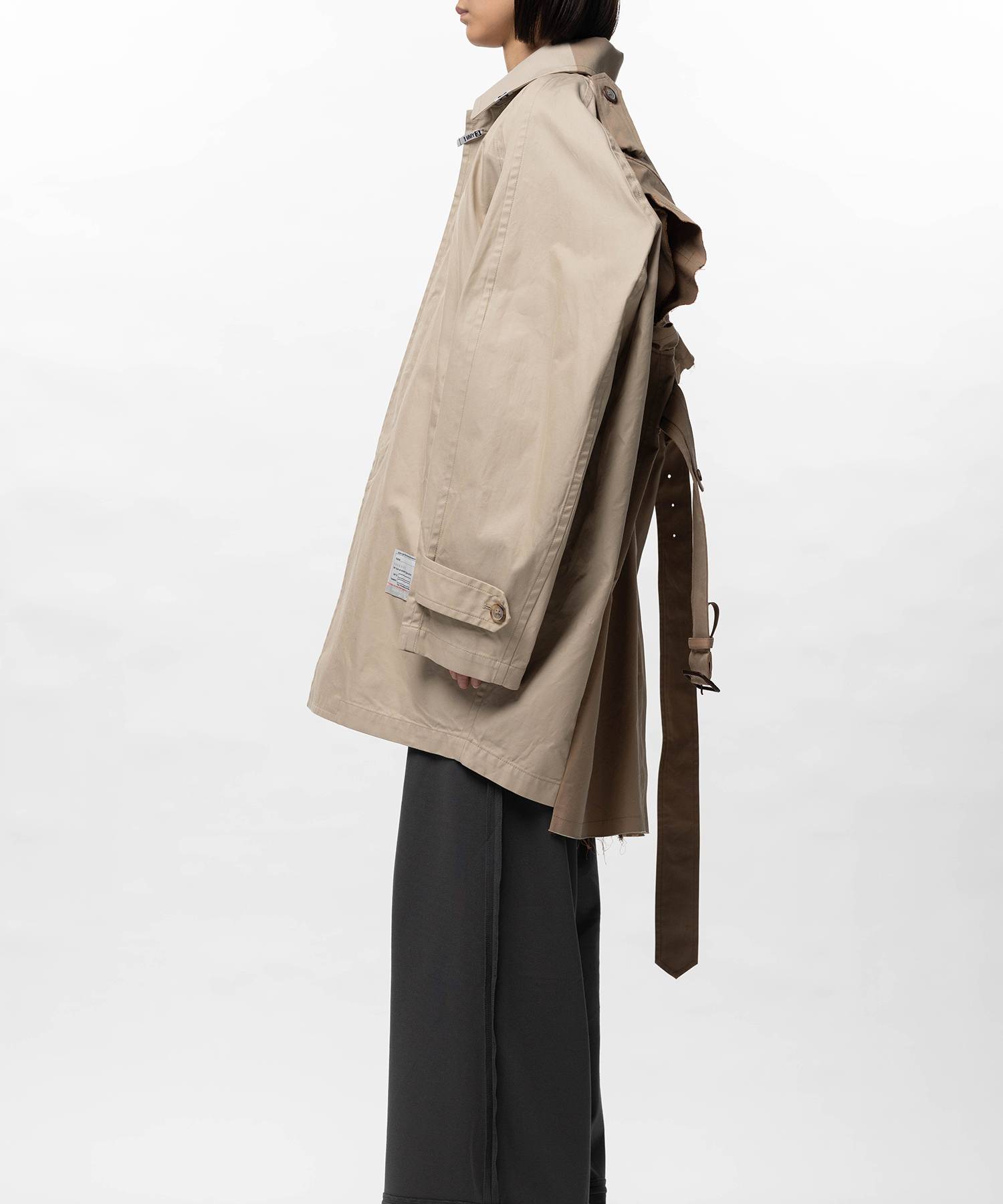 Vest Combined Balmacaan Coat