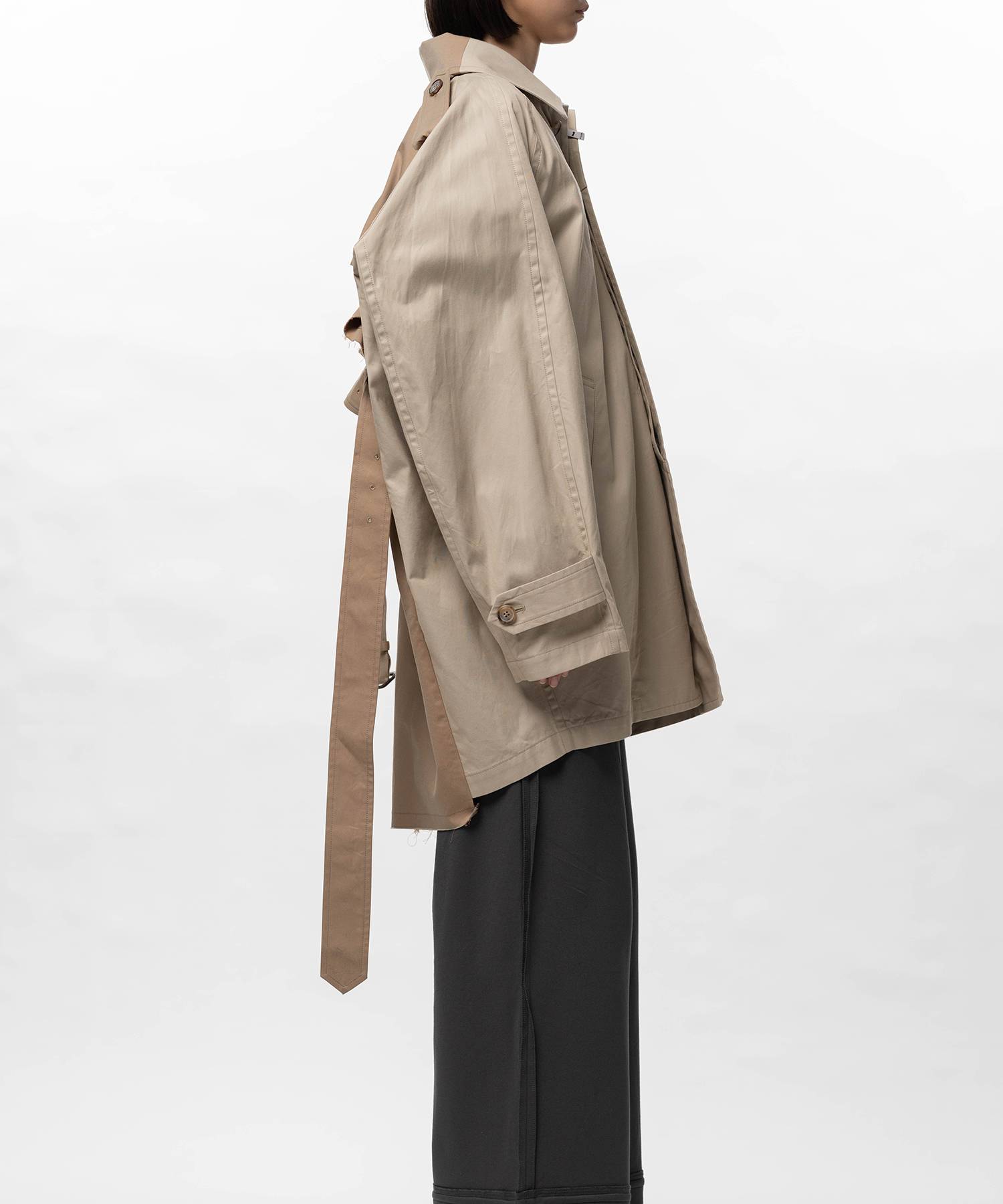 Vest Combined Balmacaan Coat