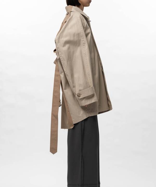 Vest Combined Balmacaan Coat