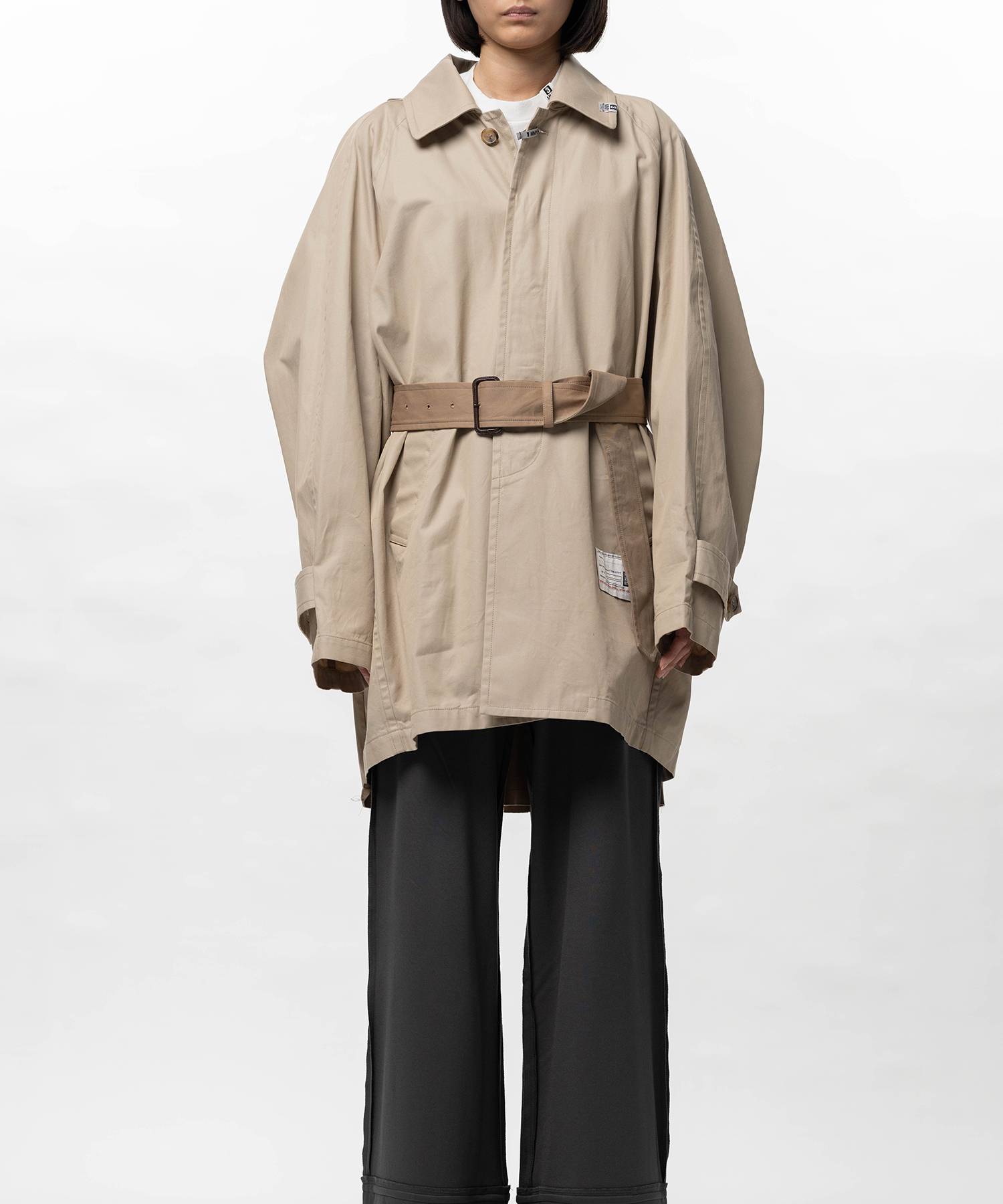 Vest Combined Balmacaan Coat