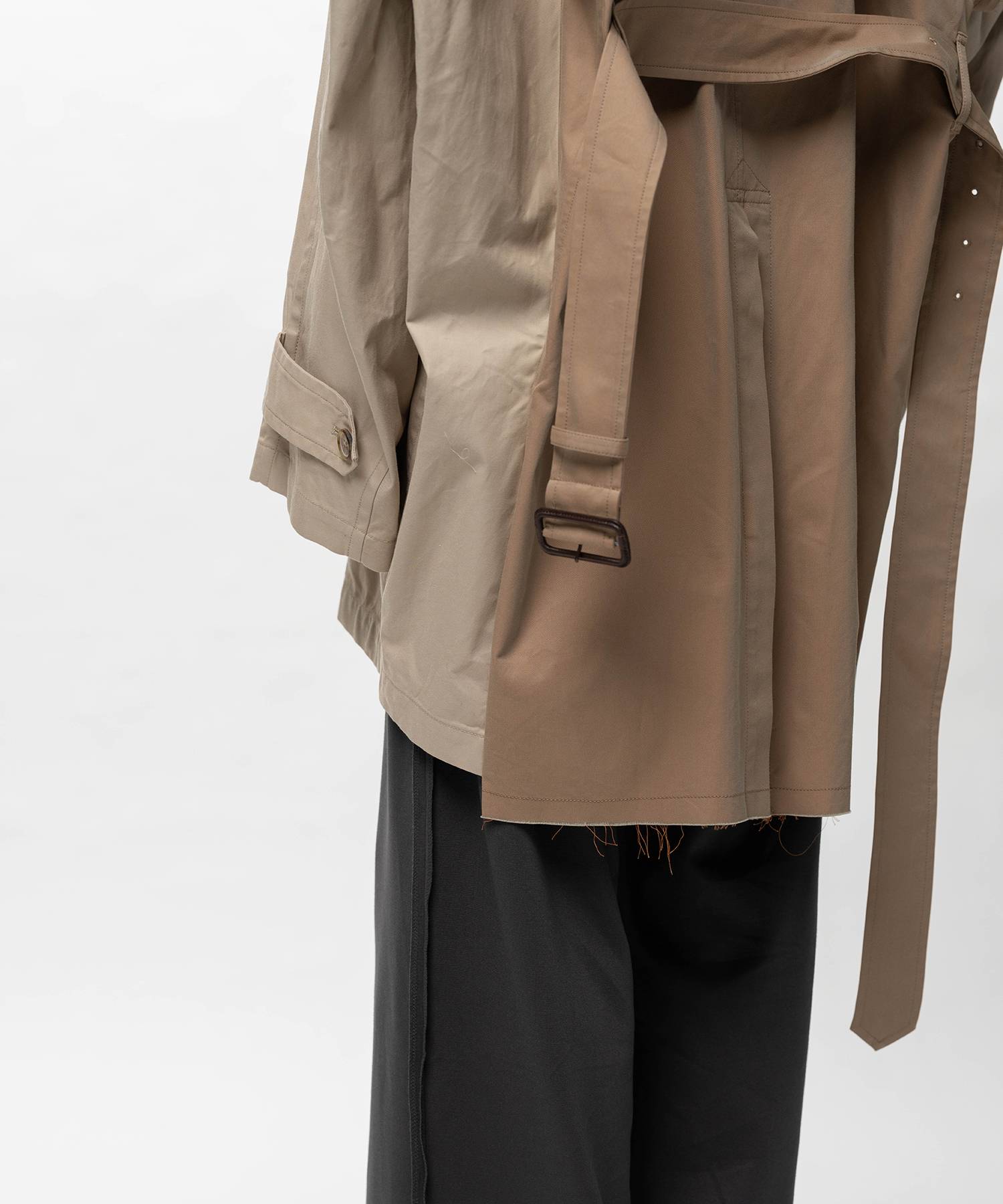 Vest Combined Balmacaan Coat