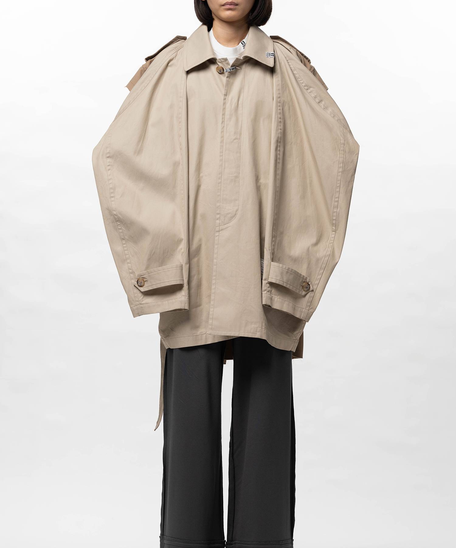 Vest Combined Balmacaan Coat