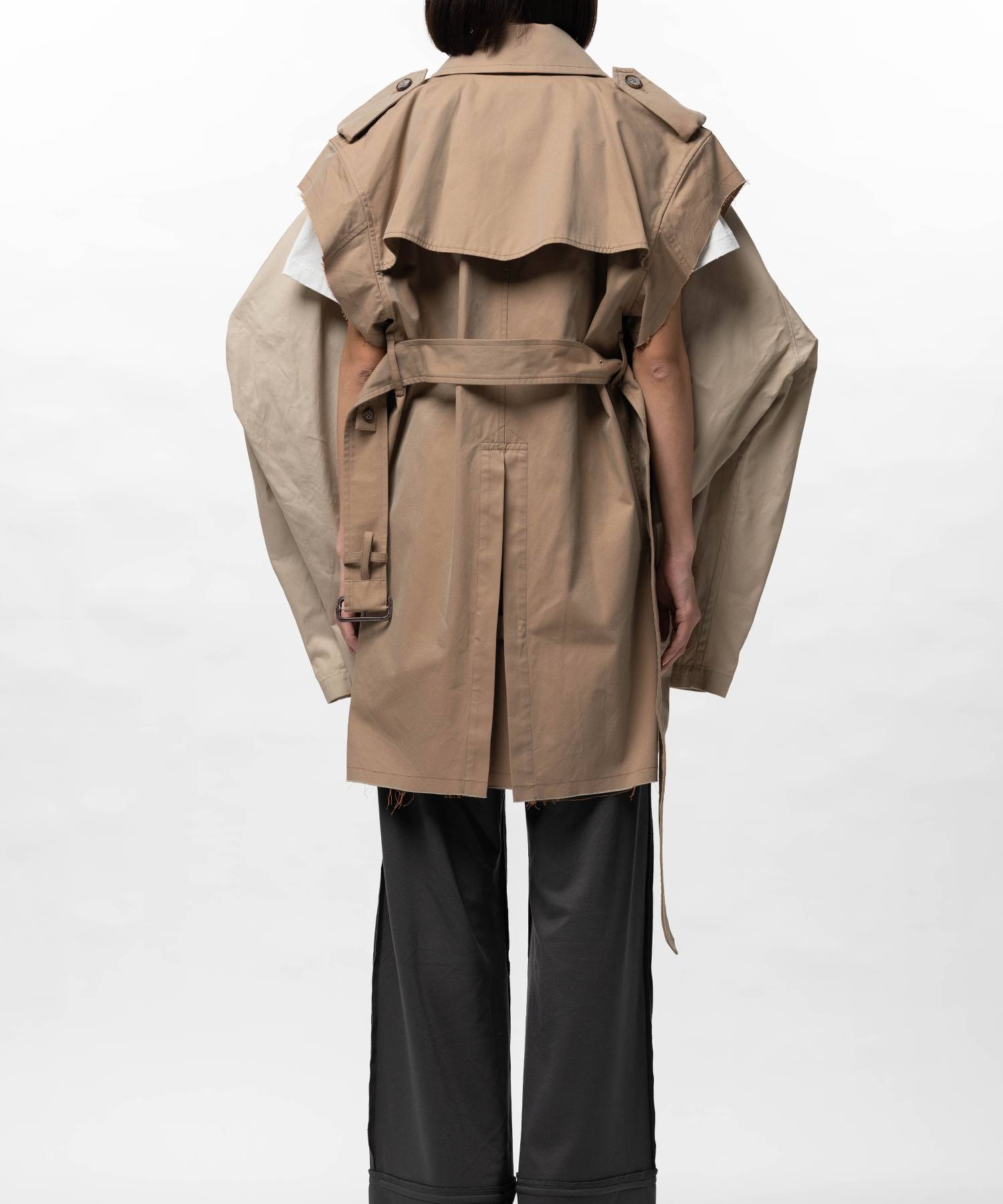 Vest Combined Balmacaan Coat