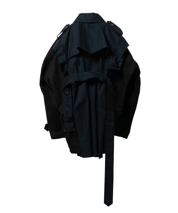 Vest Combined Balmacaan Coat