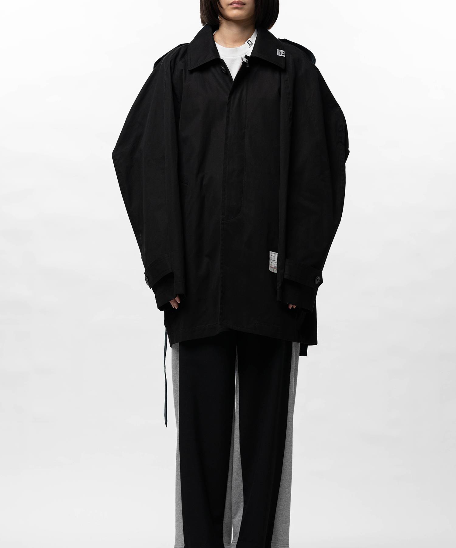 Vest Combined Balmacaan Coat