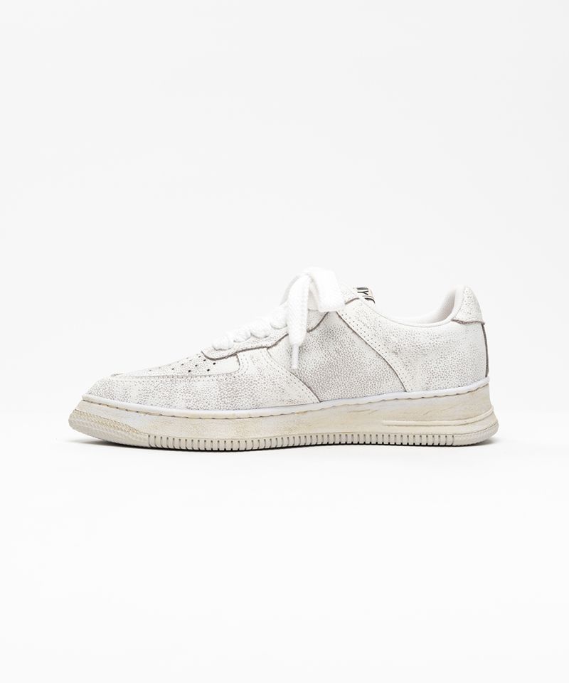 "ROSY" OG Sole Shrink Leather Low-top Sneaker