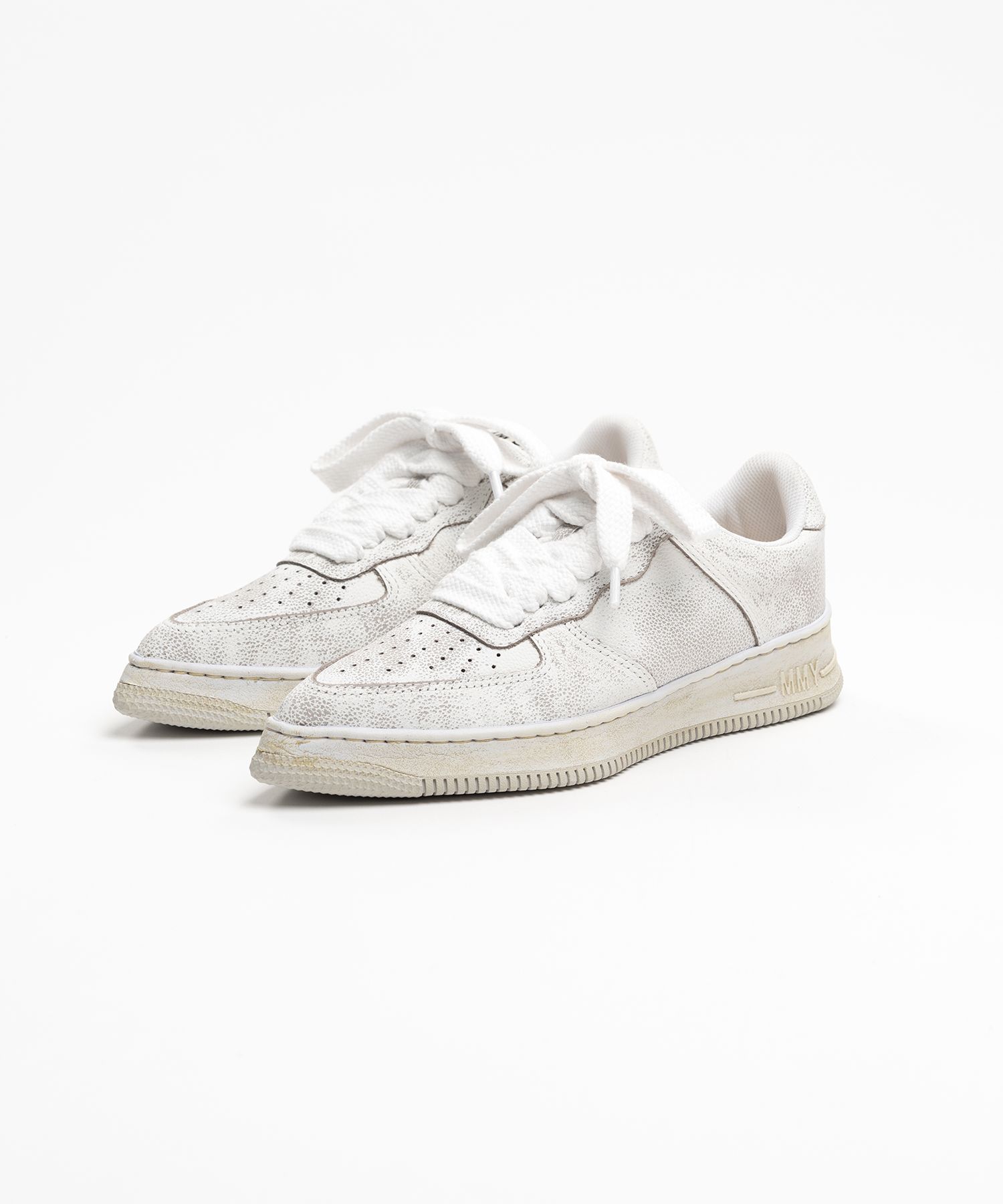 "ROSY" OG Sole Shrink Leather Low-top Sneaker