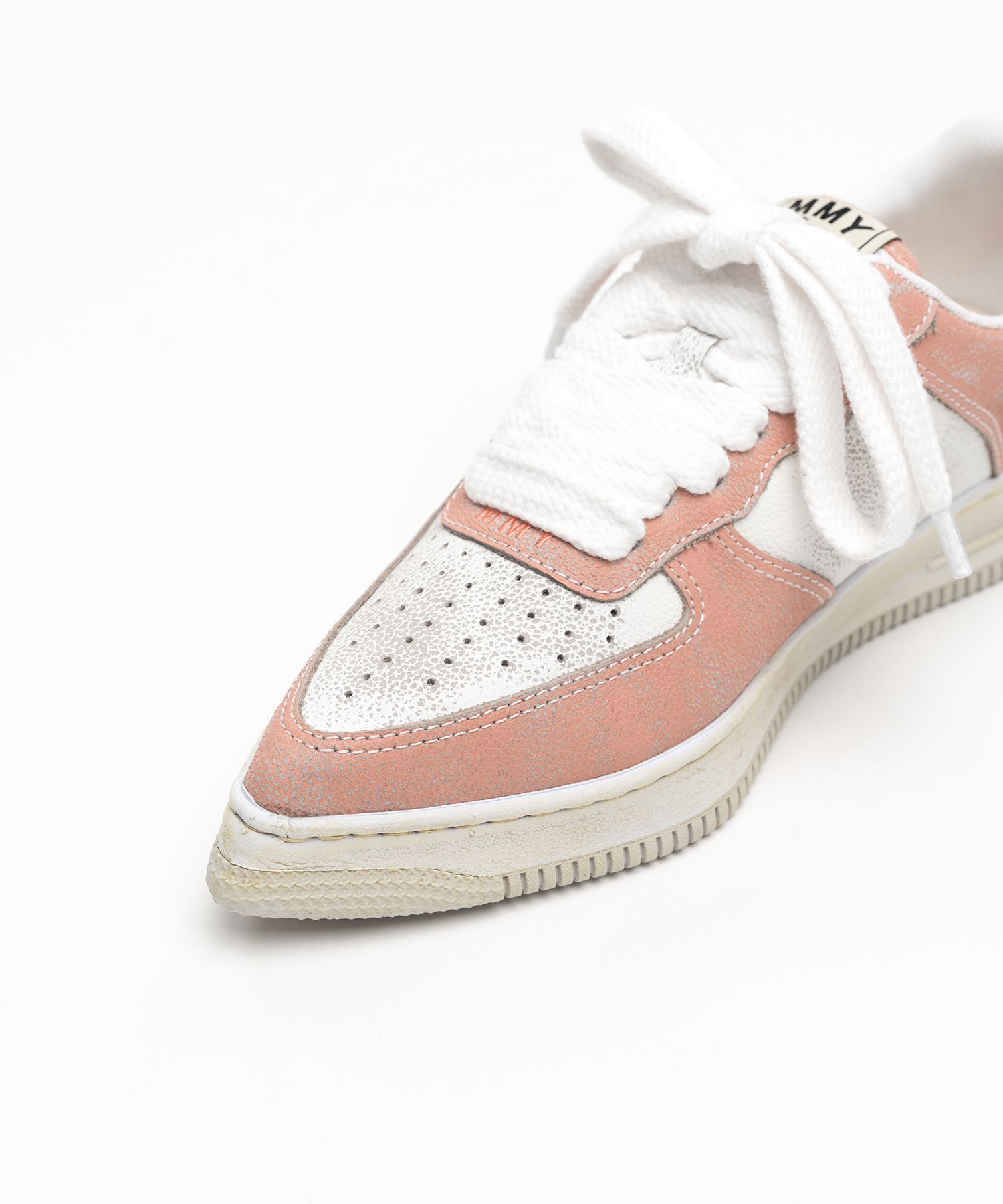 "ROSY" OG Sole Shrink Leather Low-top Sneaker