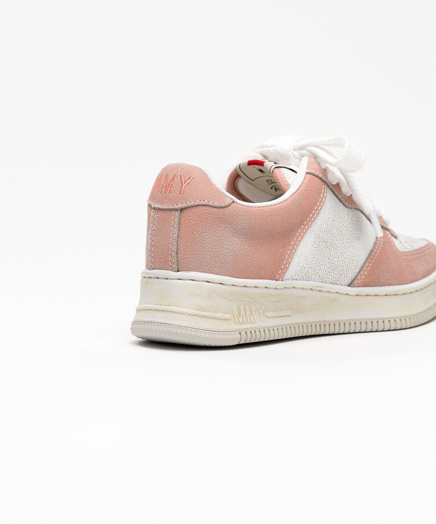 "ROSY" OG Sole Shrink Leather Low-top Sneaker