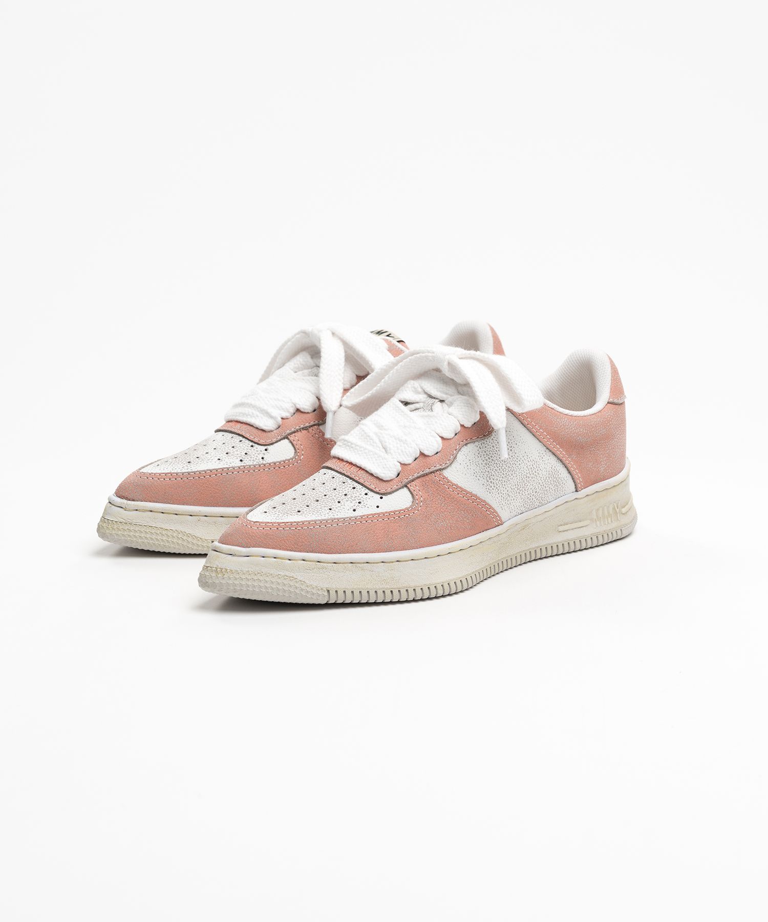 "ROSY" OG Sole Shrink Leather Low-top Sneaker