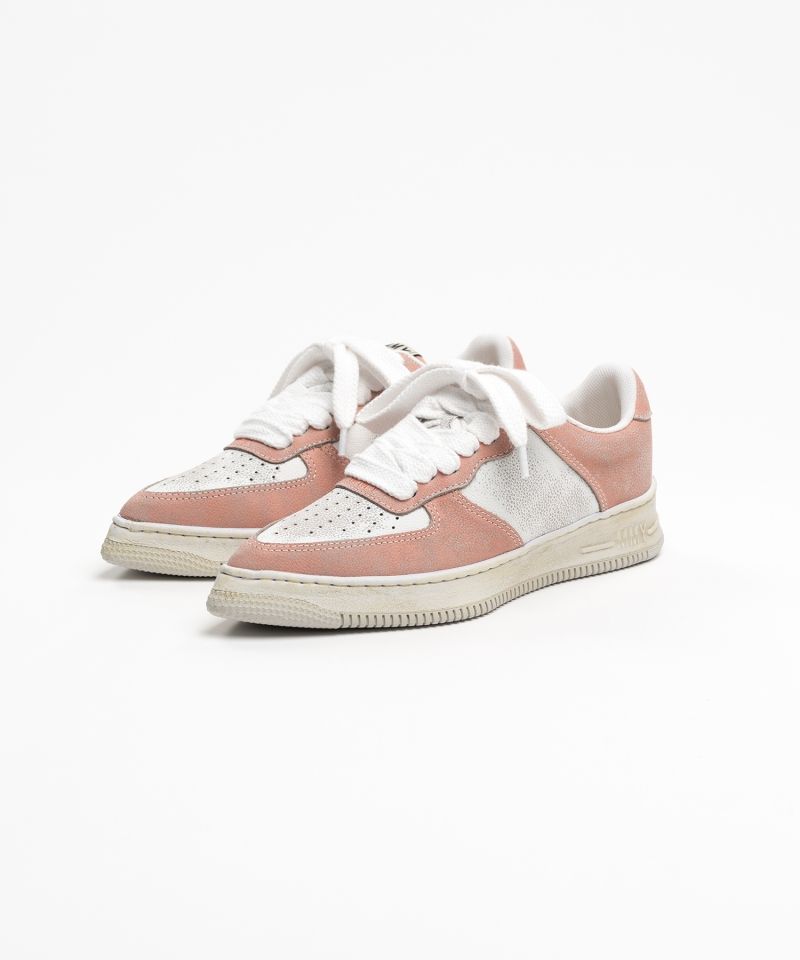 "ROSY" OG Sole Shrink Leather Low-top Sneaker