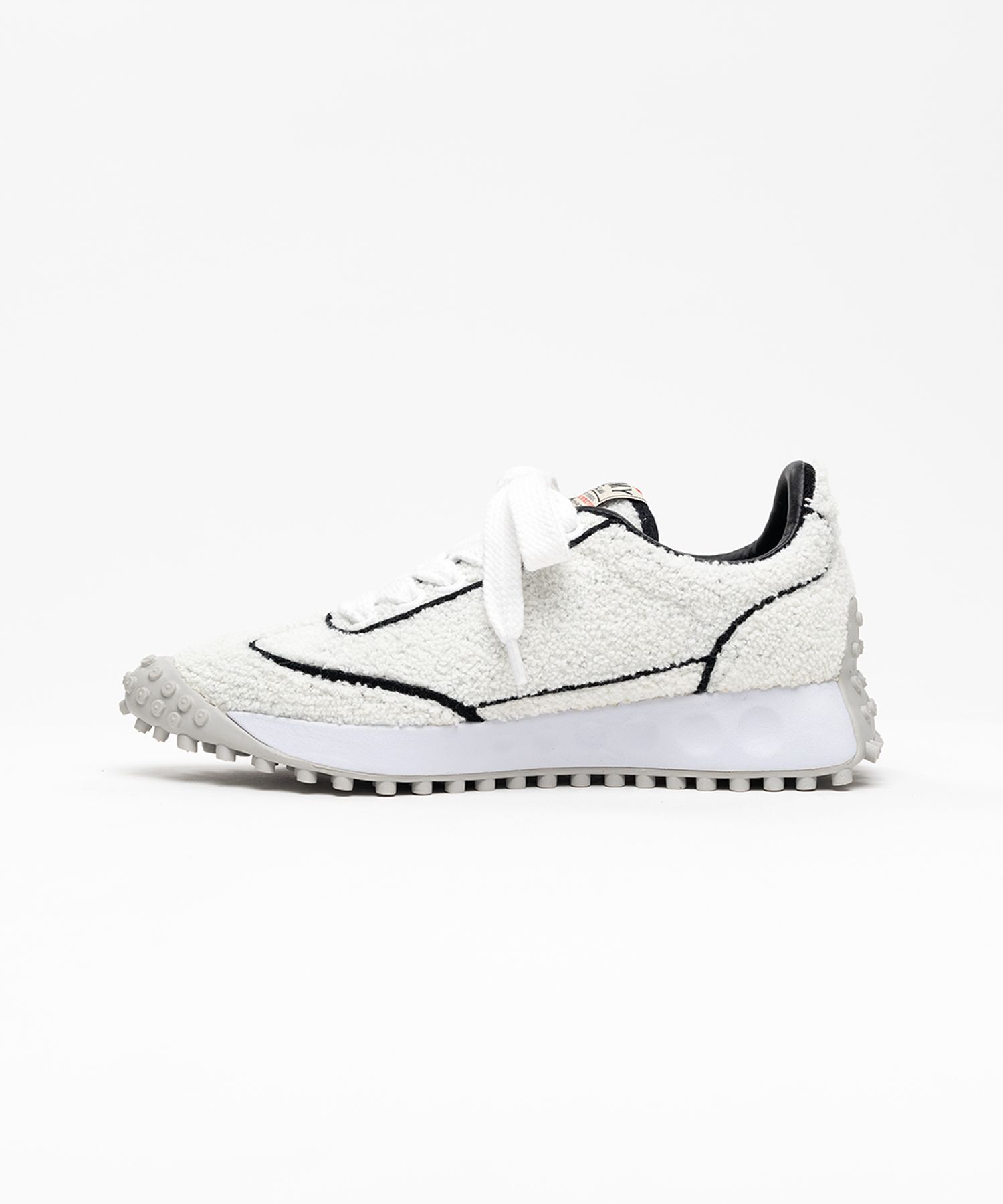 "DAPHNE" OG Sole Chenille Embroidey Canvas Low-top Sneaker