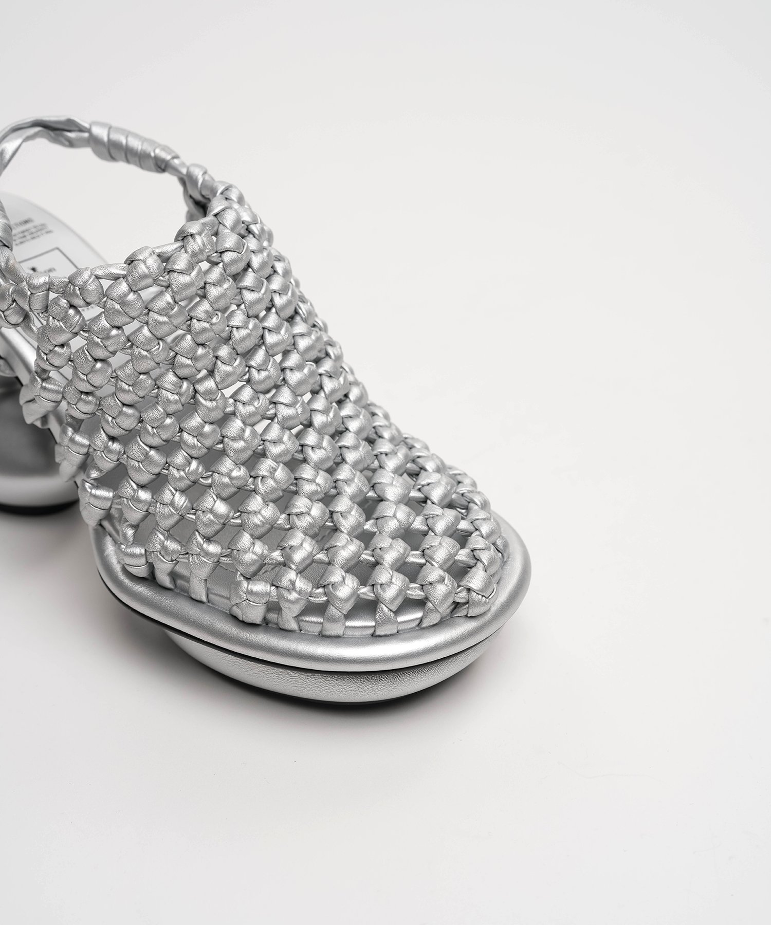 Duck Heel Intrecciato Sandals