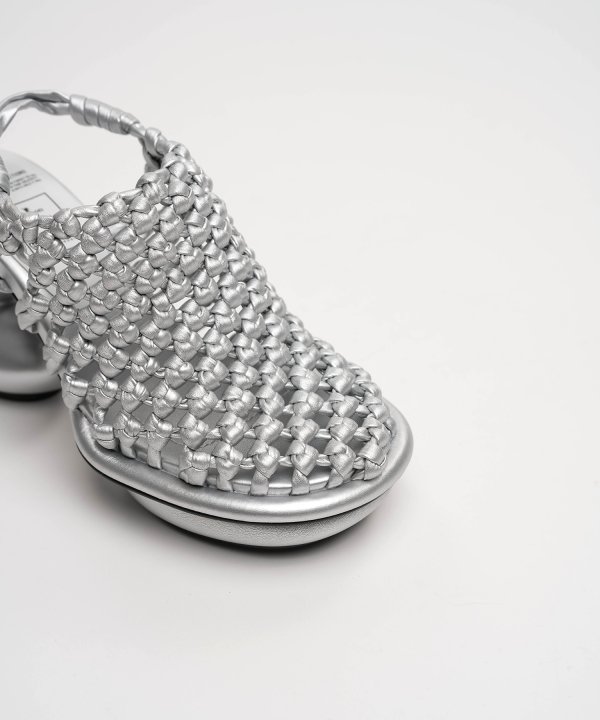 Duck Heel Intrecciato Sandals