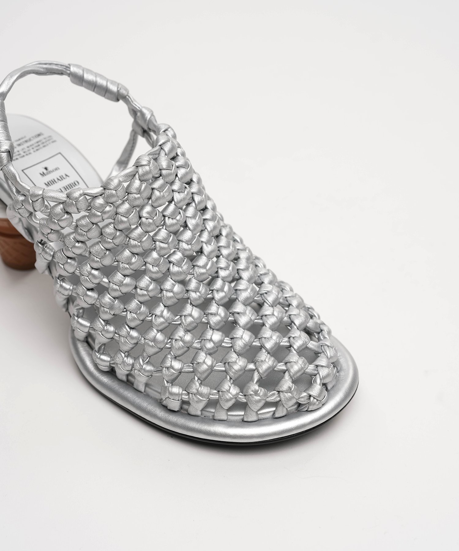 Soft Serve Heel Intrecciato Sandals