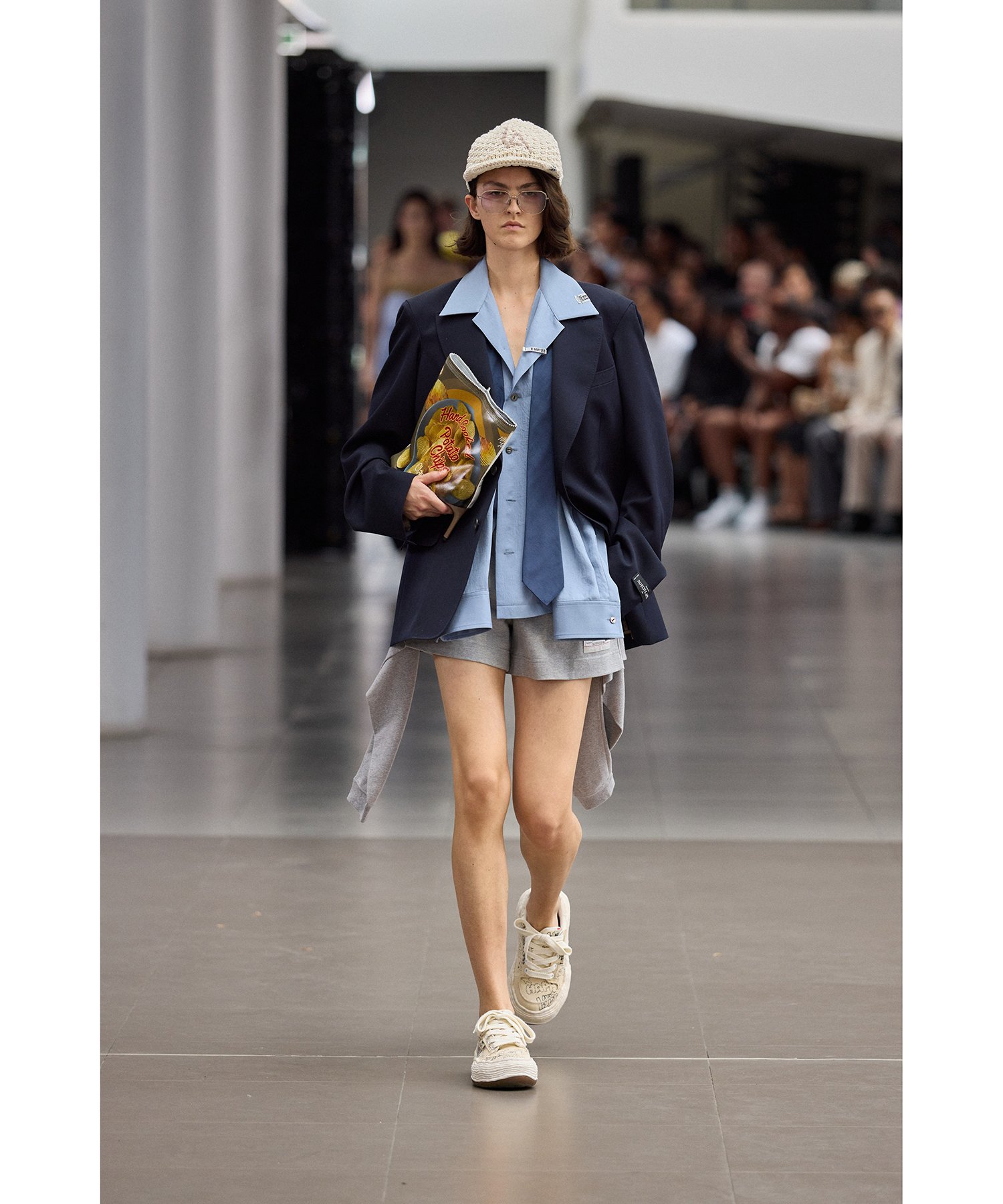 Potato Chips Package Detail Pin Heel Boots