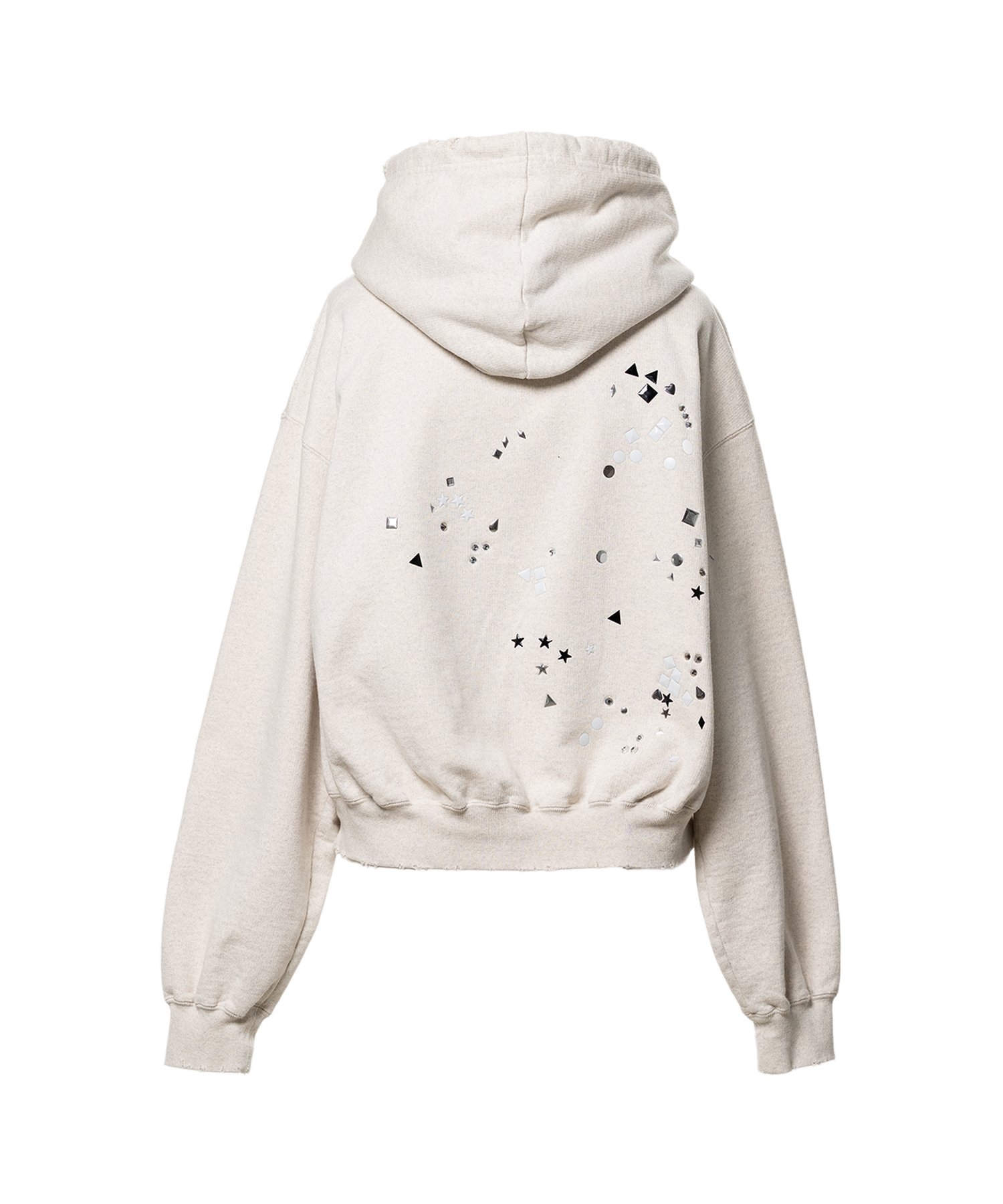 Embellished Sticker Hoodie