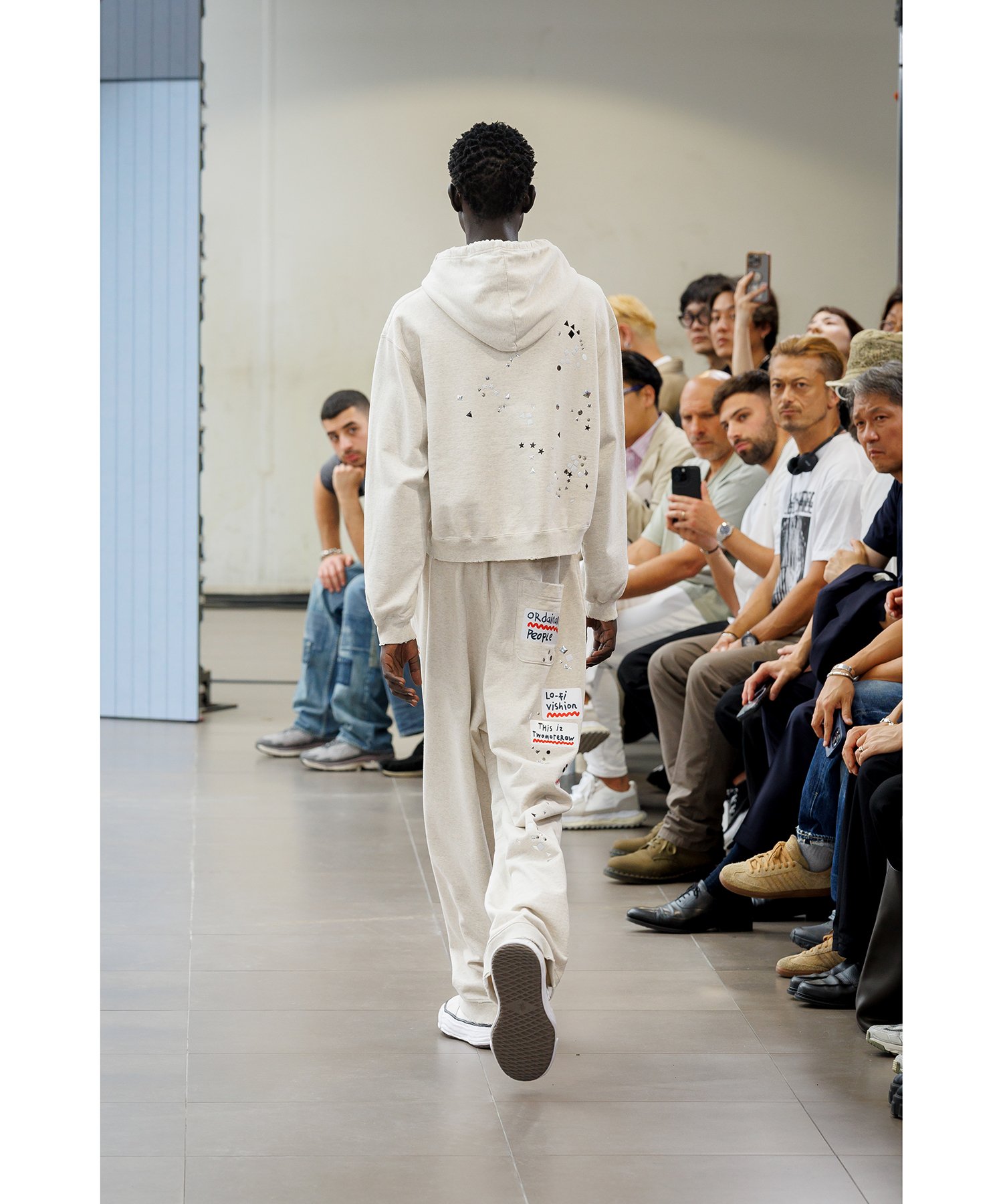 Embellished Sticker Hoodie