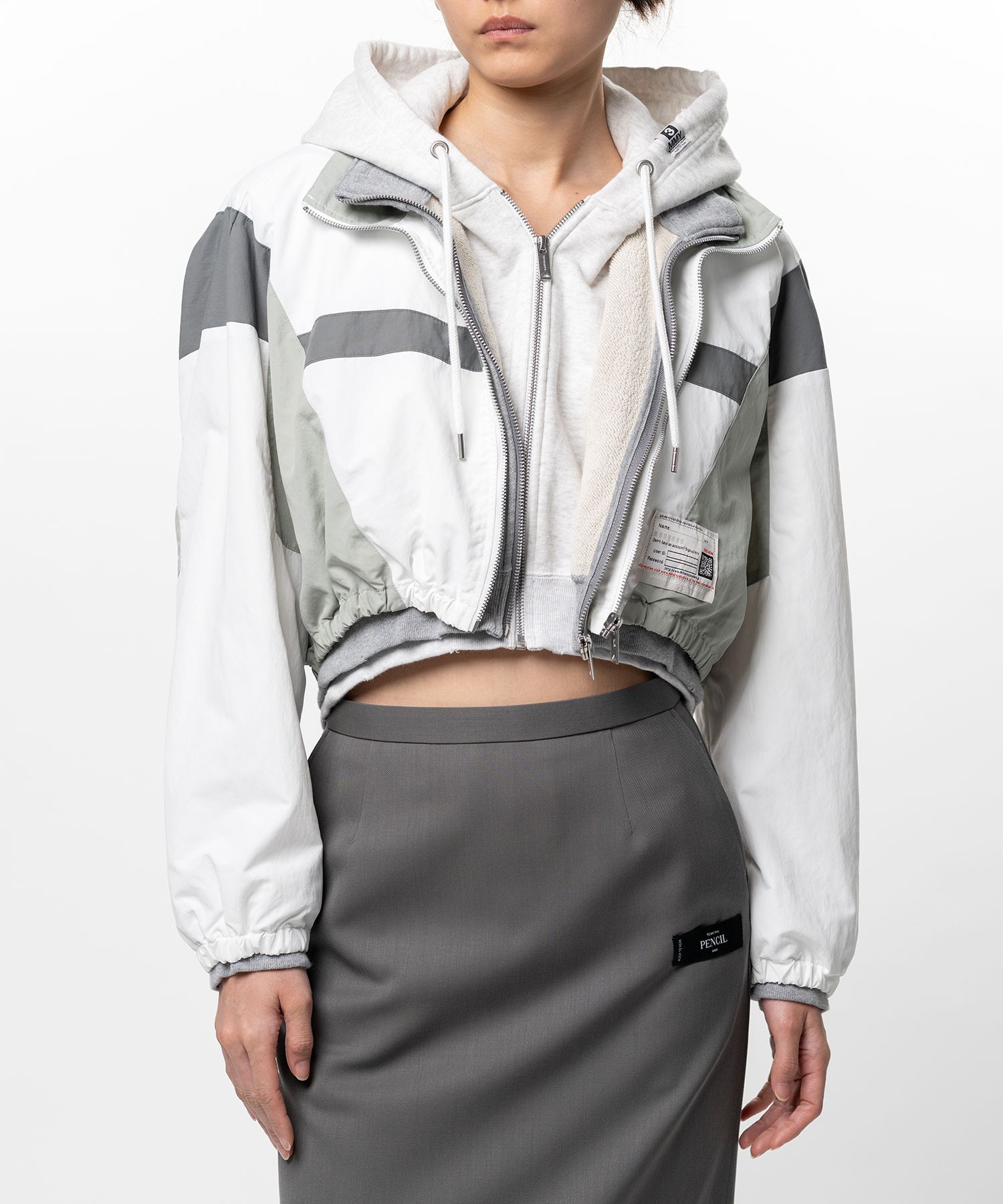 Triple Layered Nylon Zip-up Jacket