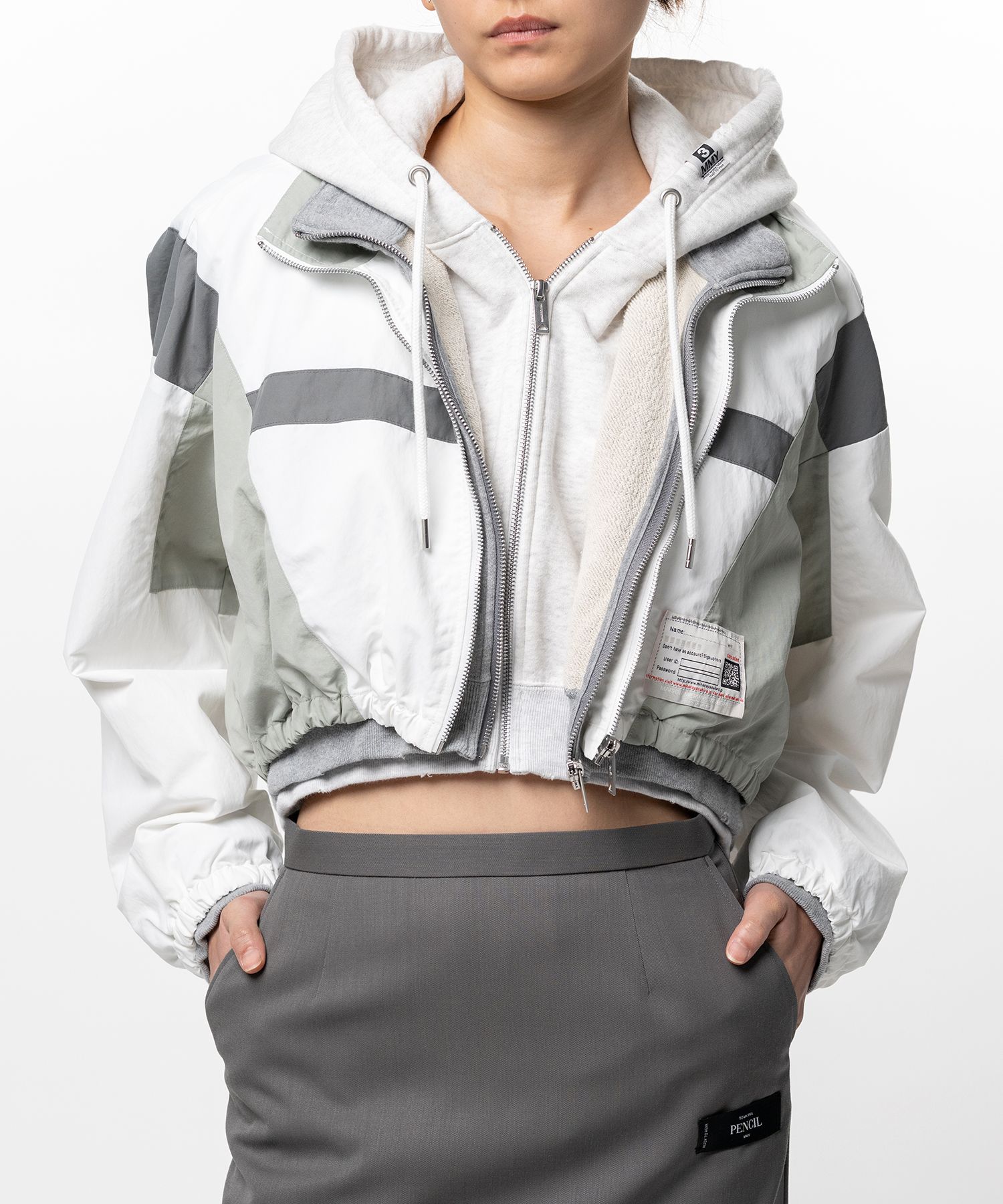Triple Layered Nylon Zip-up Jacket