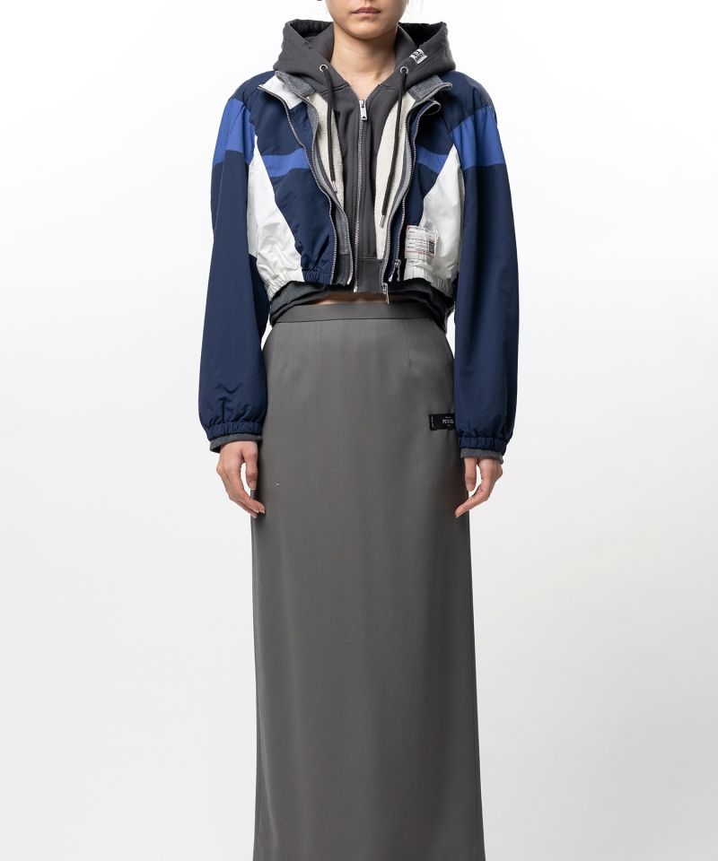 Triple Layered Nylon Zip-up Jacket