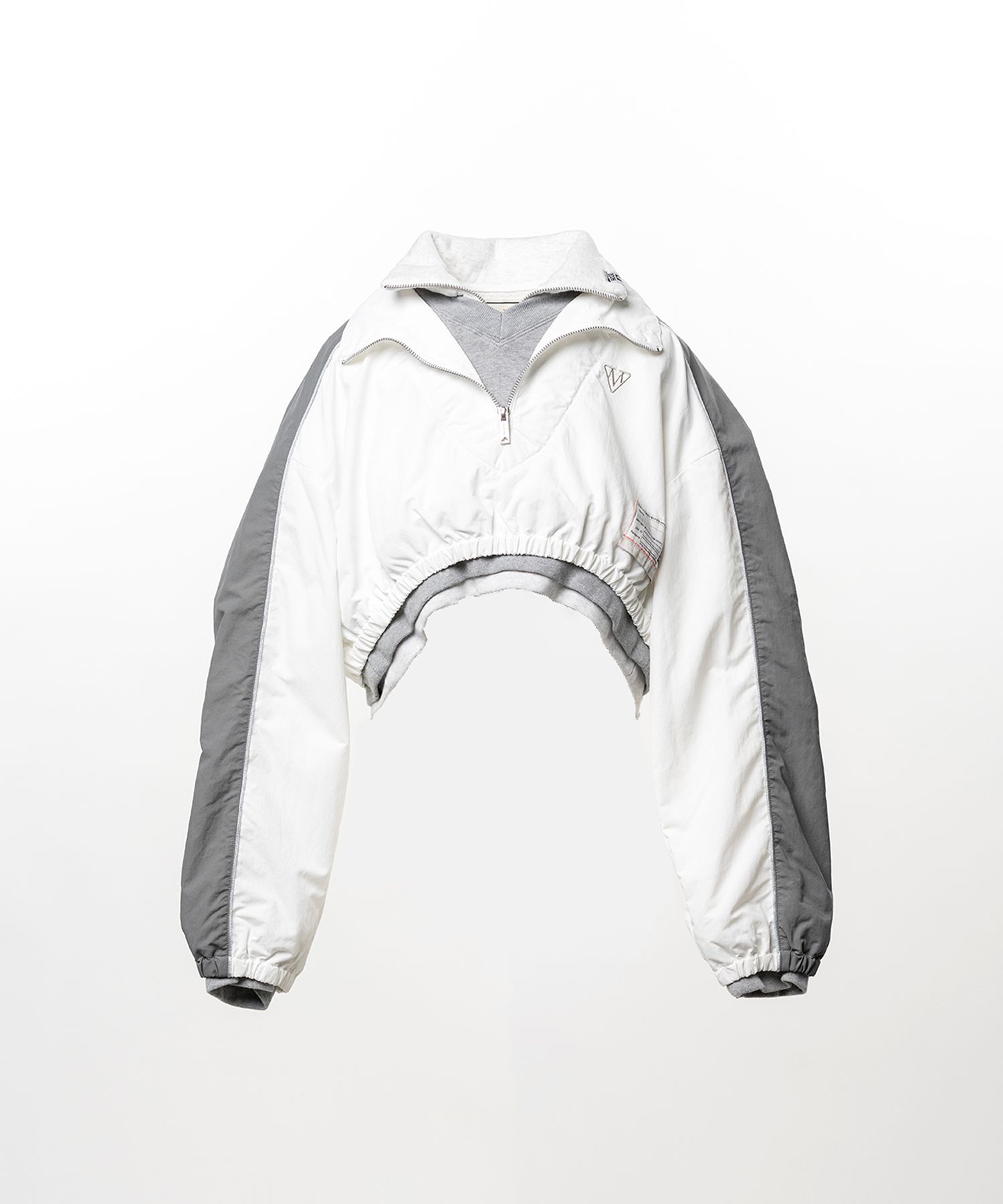 Triple Layered Nylon Half-zip Jacket