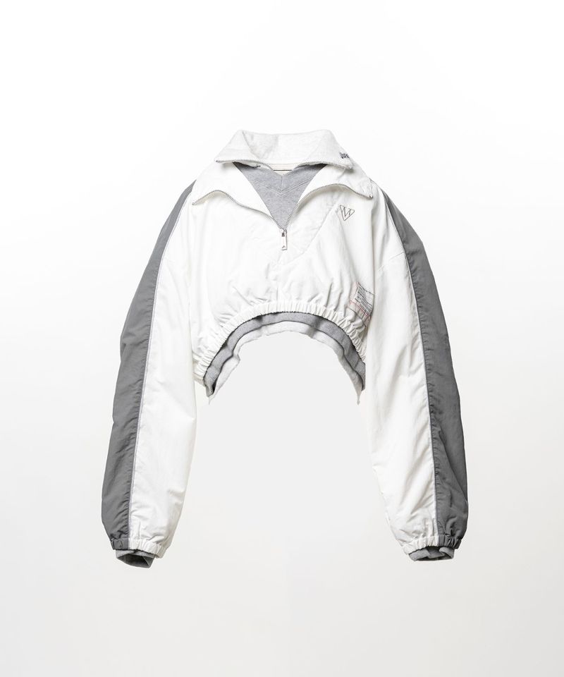Triple Layered Nylon Half-zip Jacket
