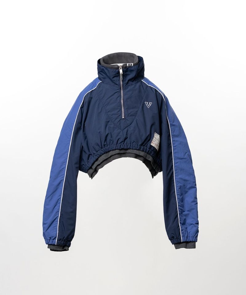 Triple Layered Nylon Half-zip Jacket