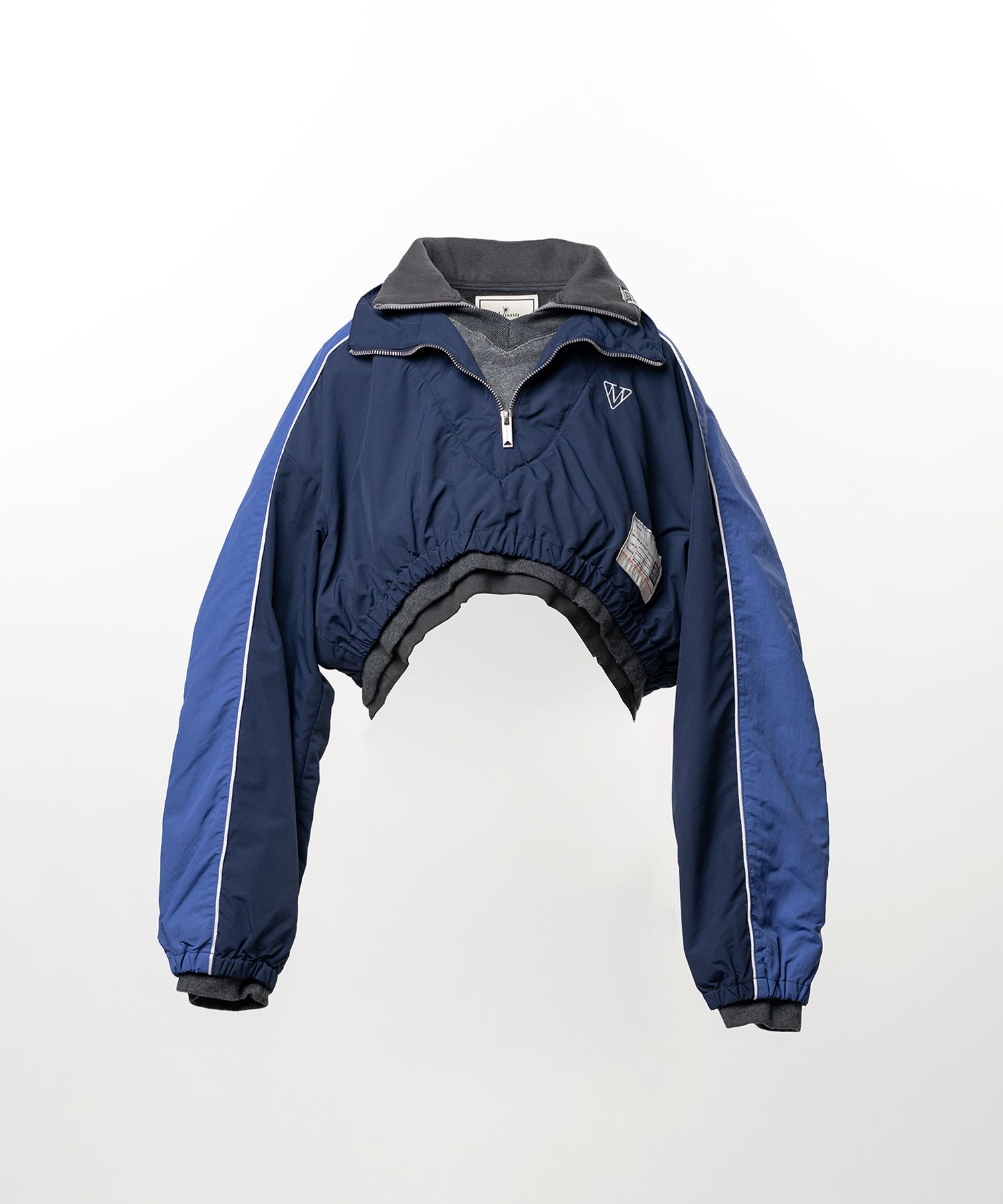 Triple Layered Nylon Half-zip Jacket