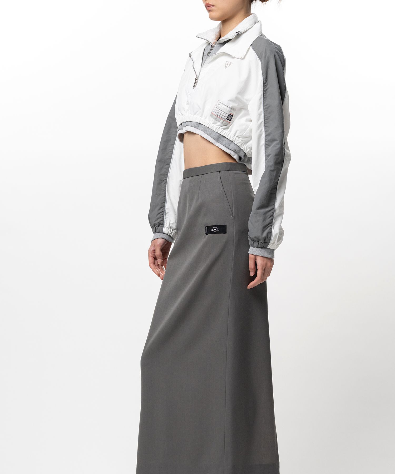 Triple Layered Nylon Half-zip Jacket