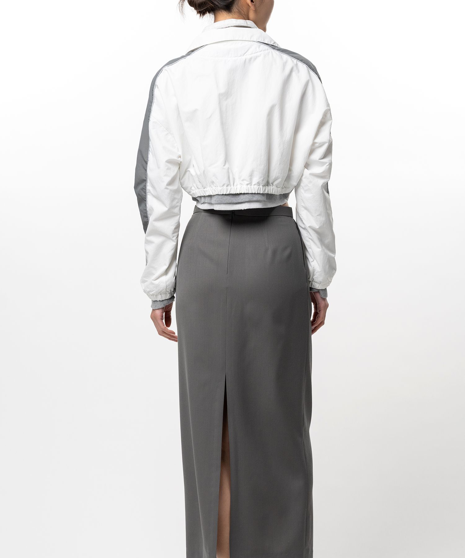 Triple Layered Nylon Half-zip Jacket