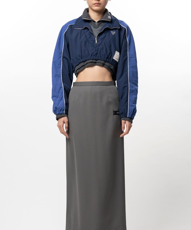 Triple Layered Nylon Half-zip Jacket