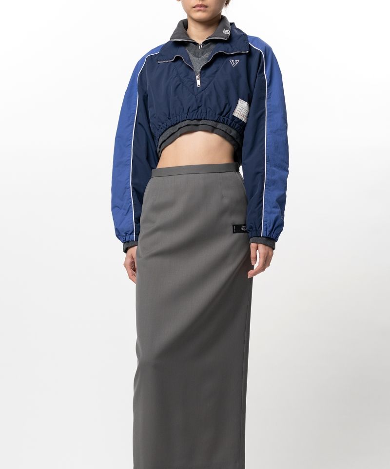 Triple Layered Nylon Half-zip Jacket