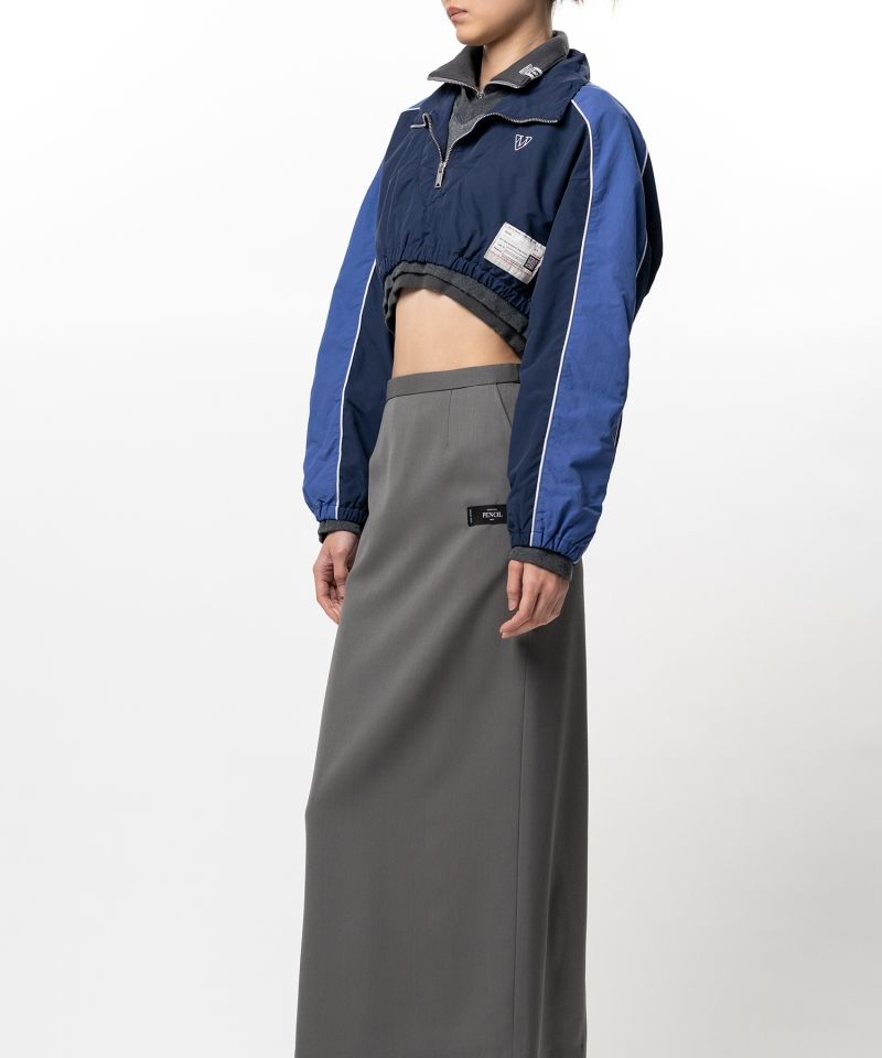 Triple Layered Nylon Half-zip Jacket