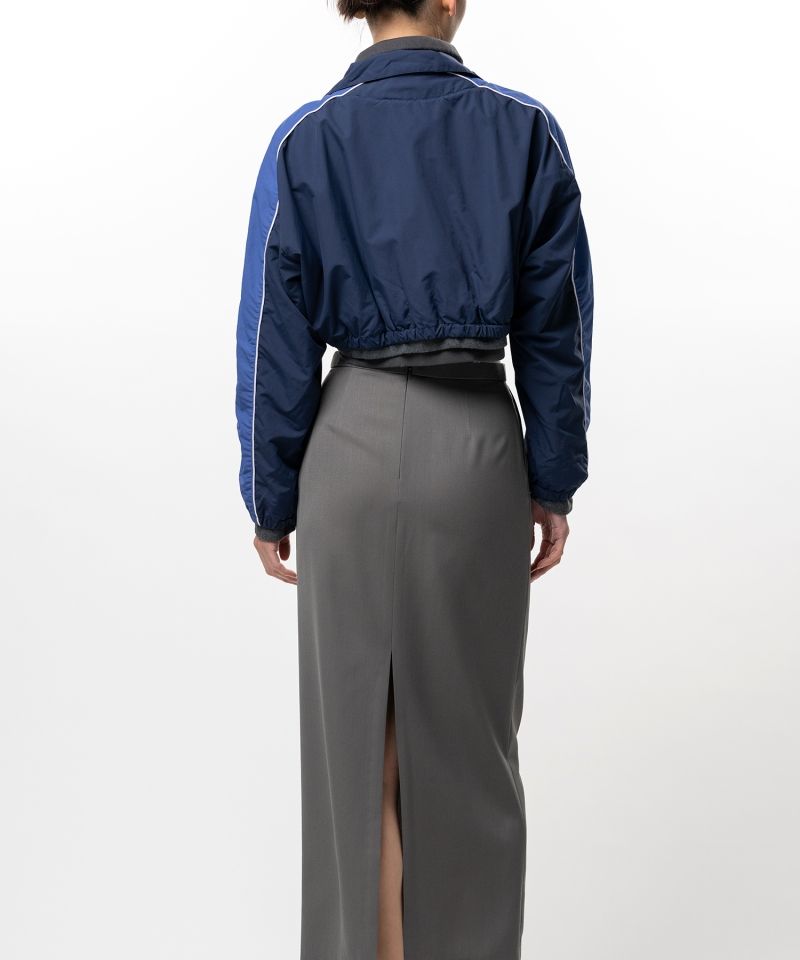 Triple Layered Nylon Half-zip Jacket