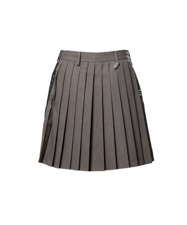 Front Back Combined Skirted Pants