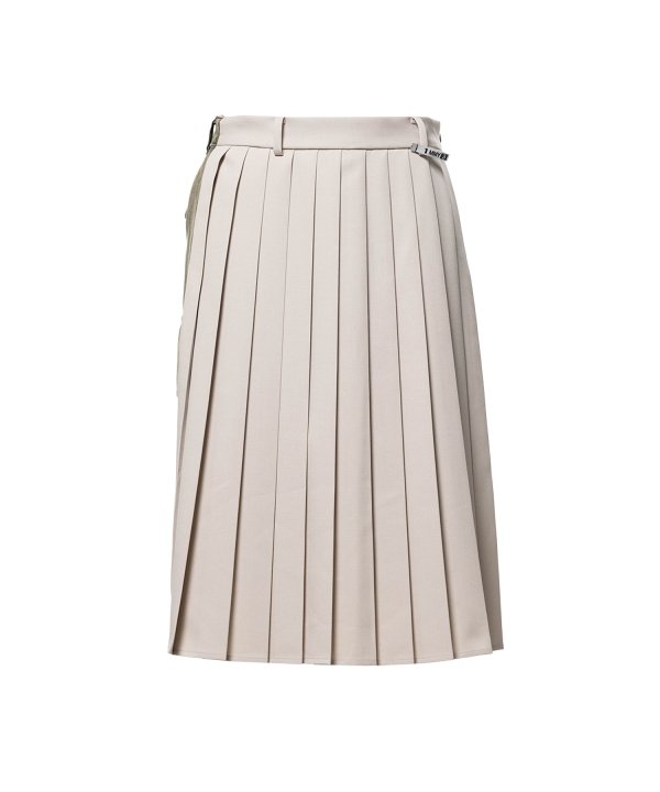 Front Back Combined Skirted Pants