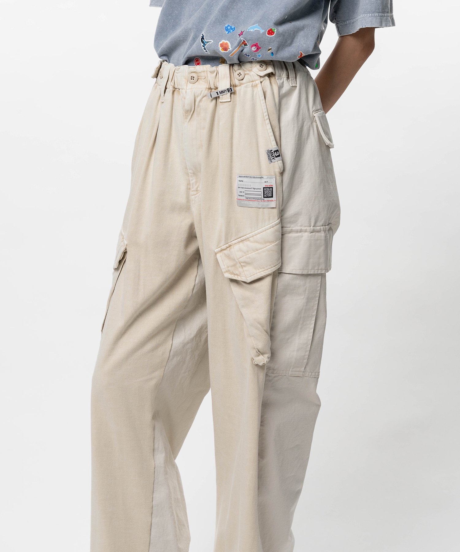 Front Back Combined Cargo Pants