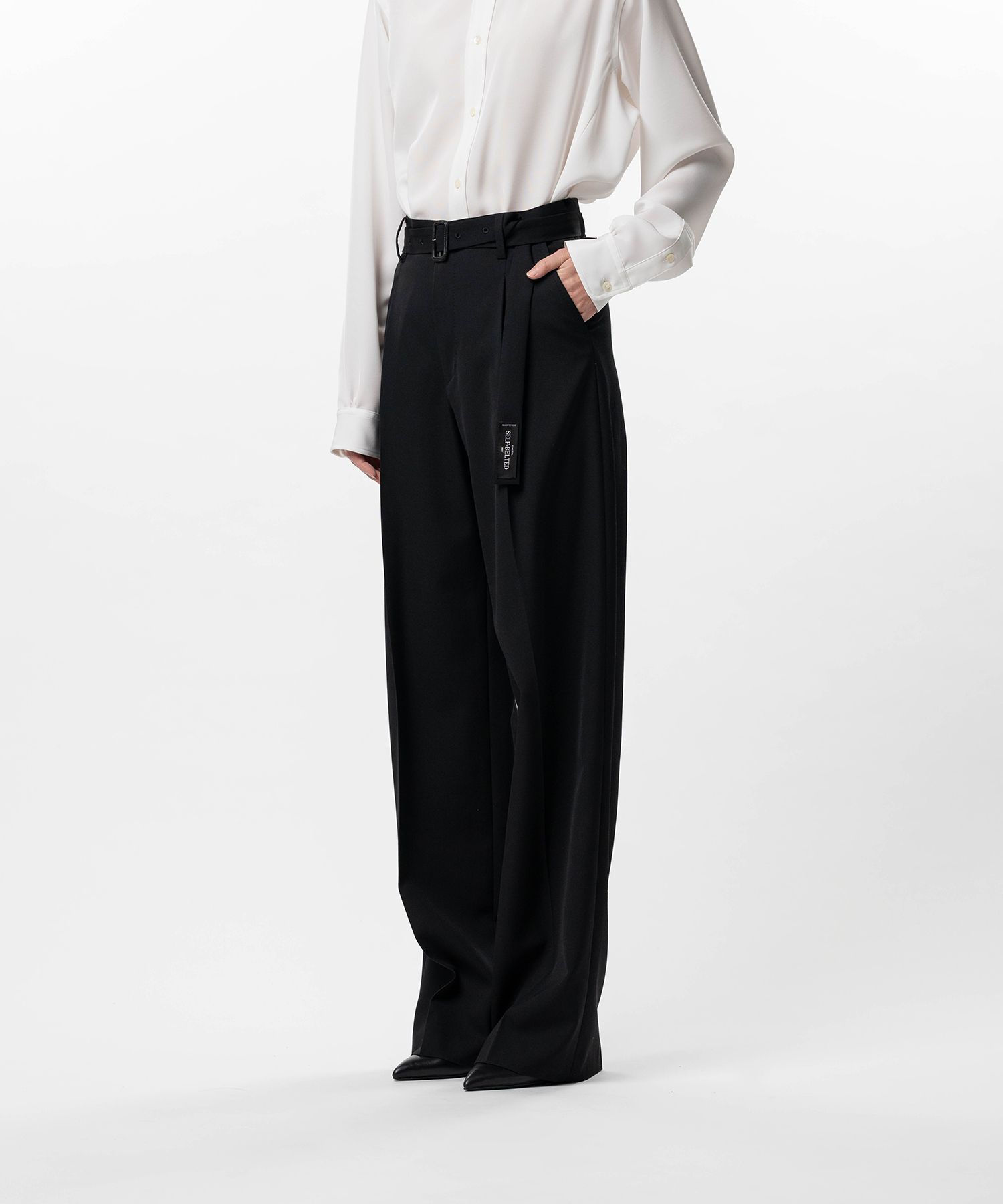 Basic Belted Pants