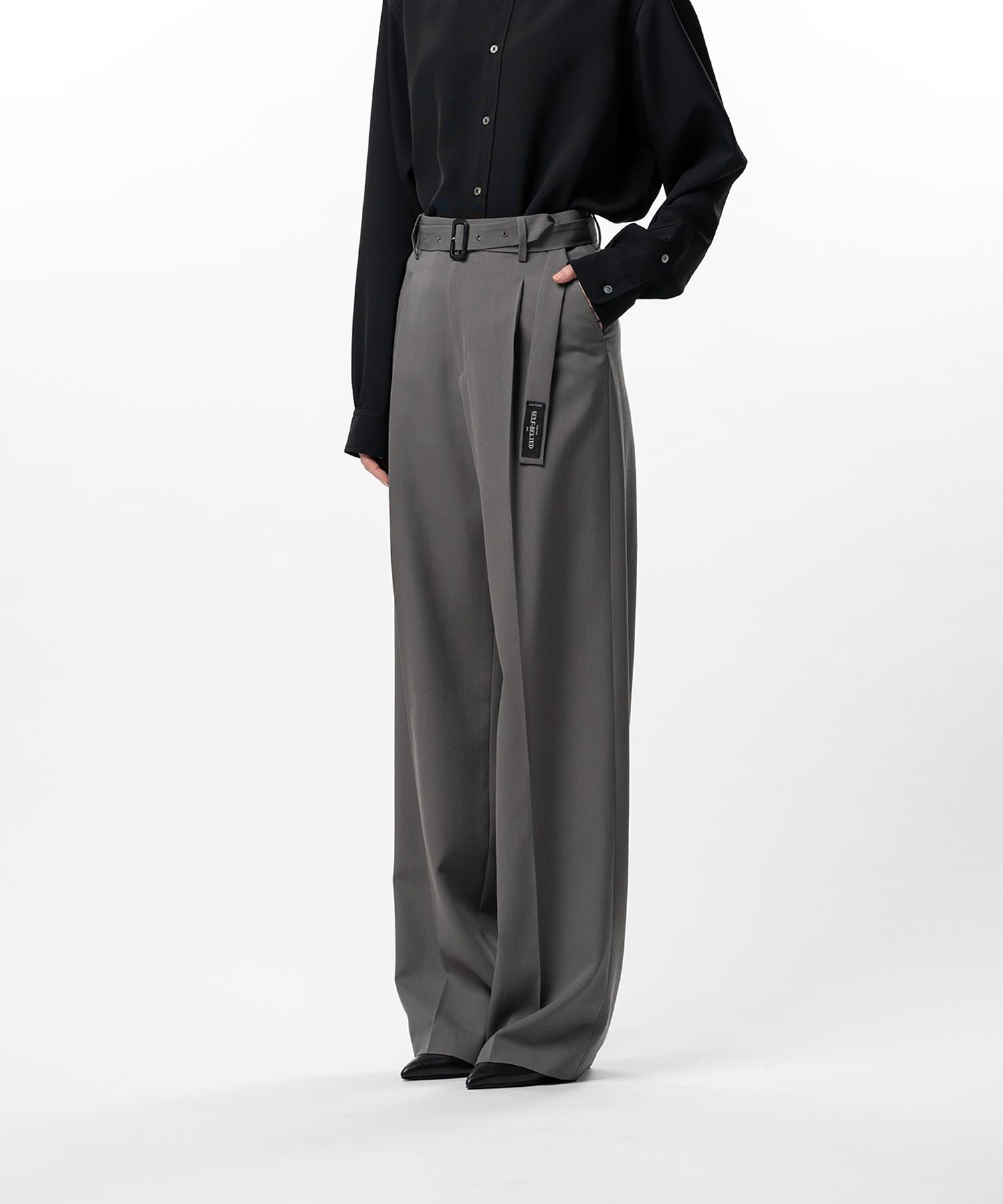 Basic Belted Pants
