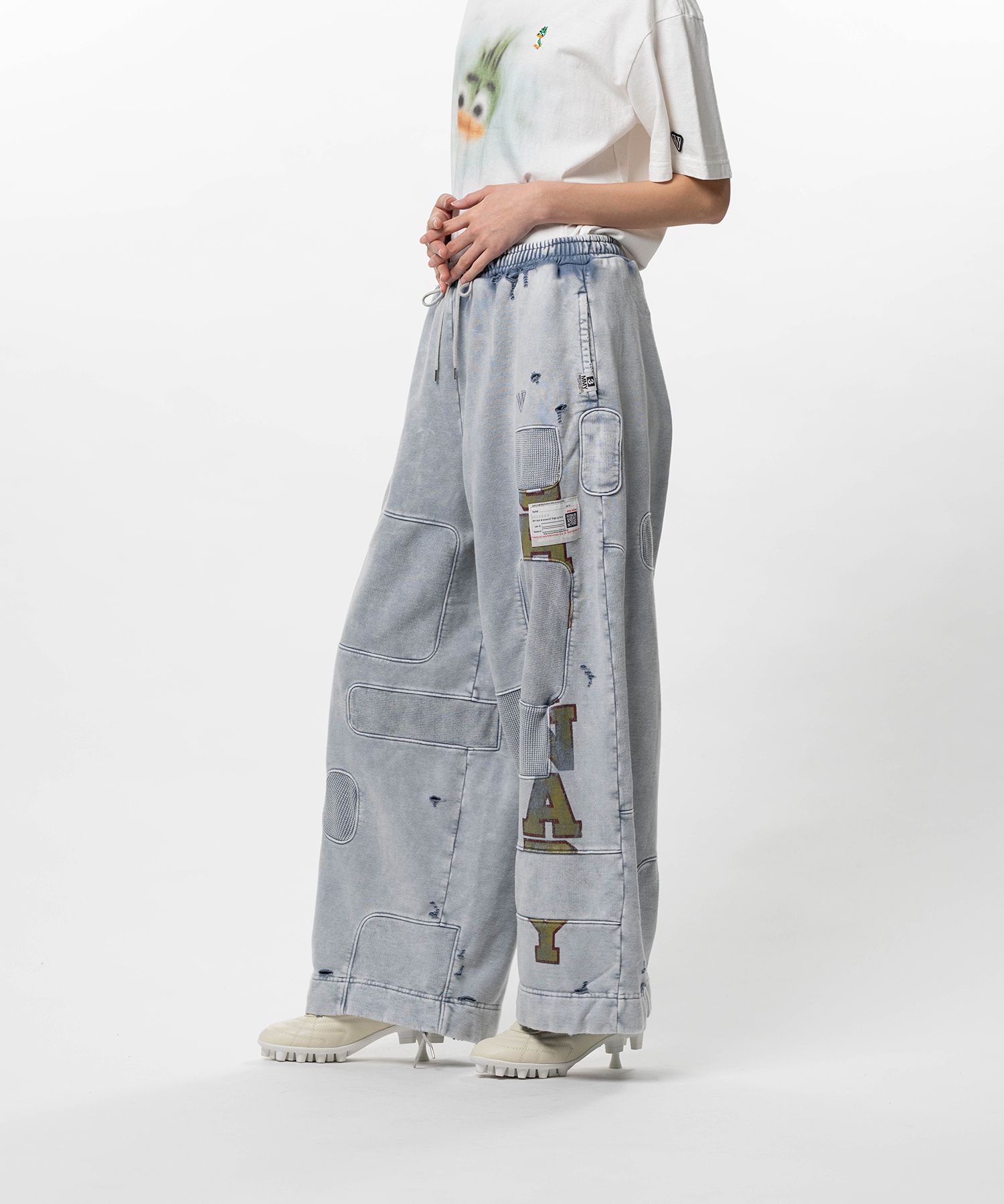 Bleached Repair Sweat Pants