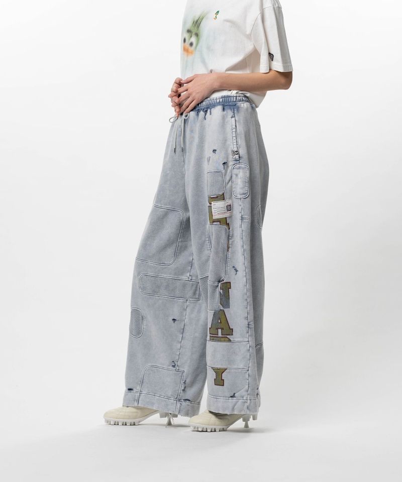 Bleached Repair Sweat Pants