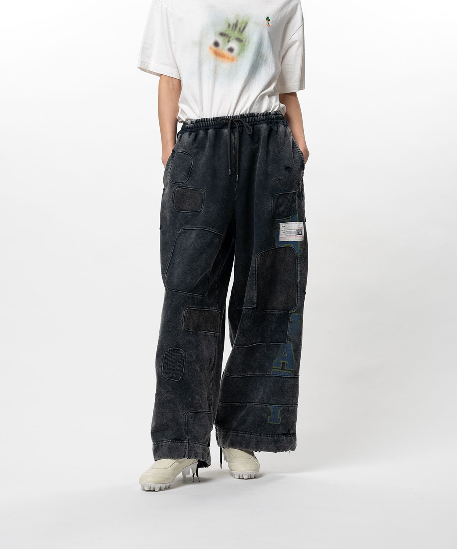 Bleached Repair Sweat Pants