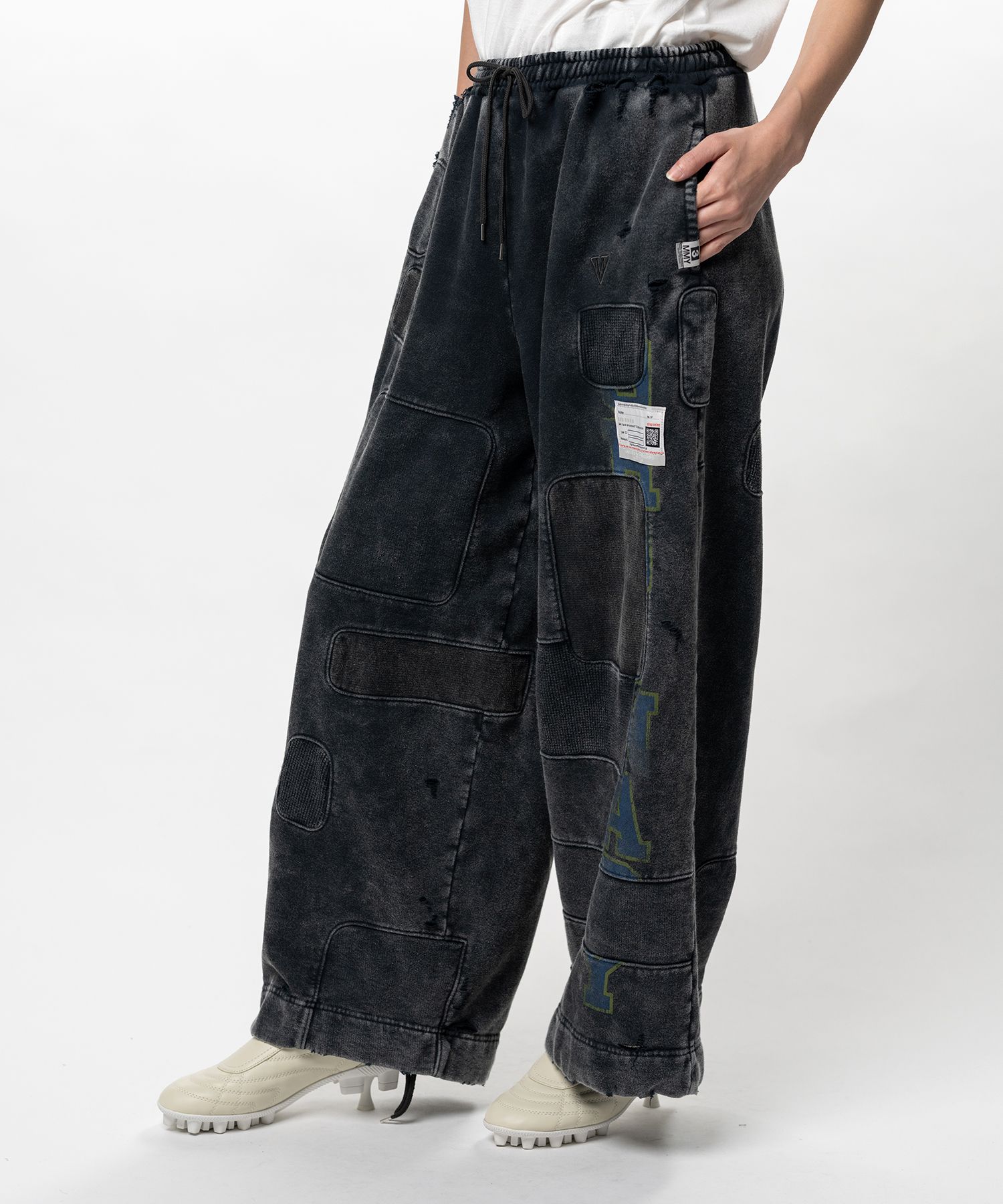 Bleached Repair Sweat Pants
