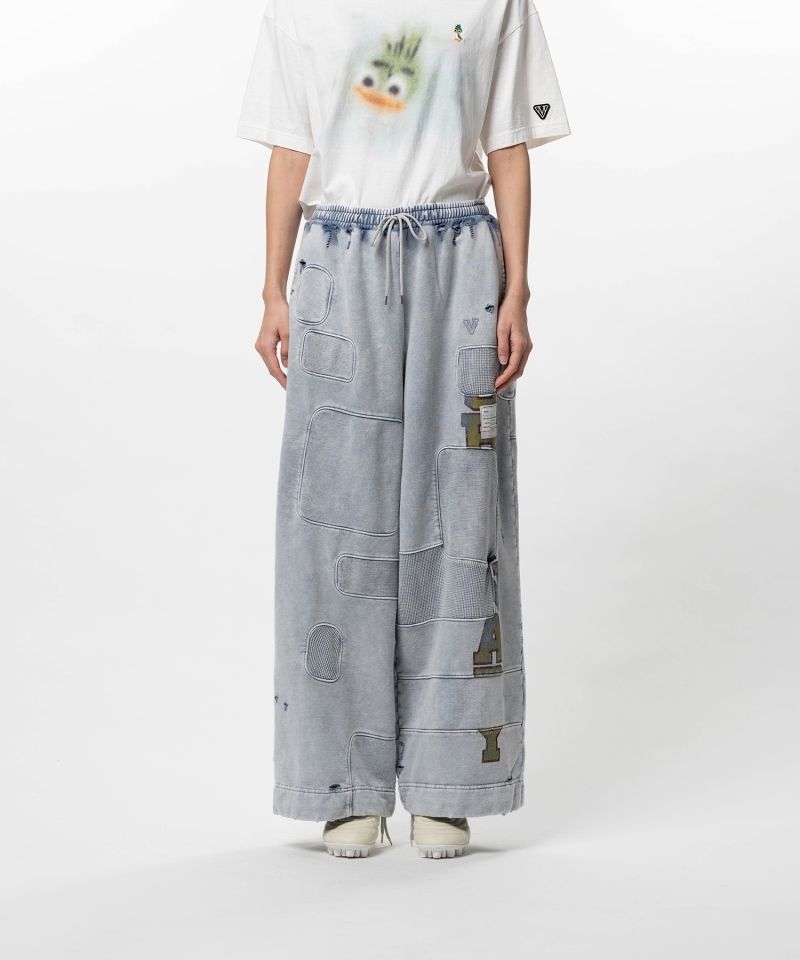 Bleached Repair Sweat Pants