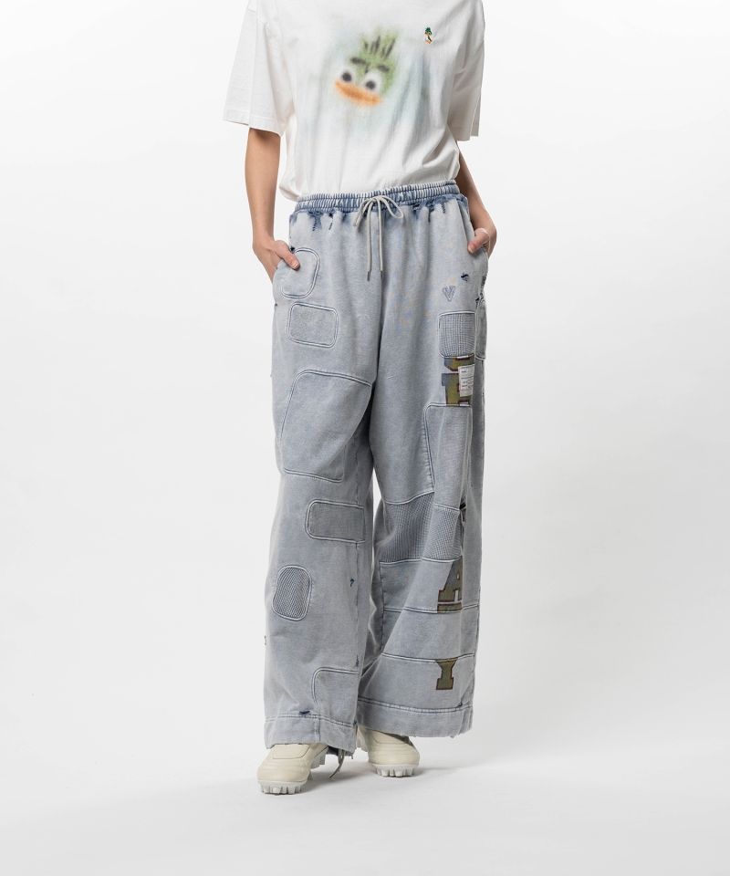 Bleached Repair Sweat Pants